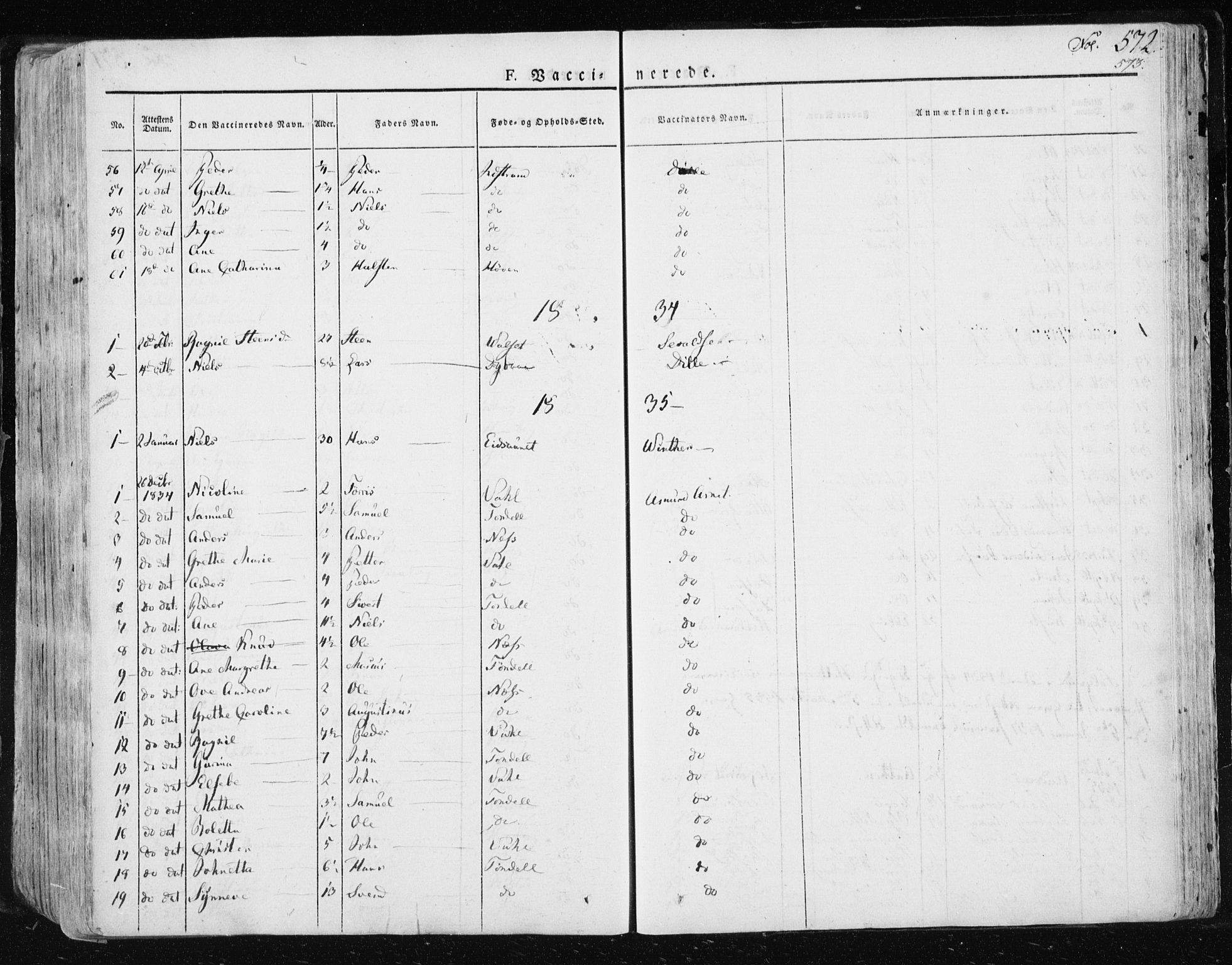 Ministerialprotokoller, klokkerbøker og fødselsregistre - Sør-Trøndelag, AV/SAT-A-1456/659/L0735: Parish register (official) no. 659A05, 1826-1841, p. 572