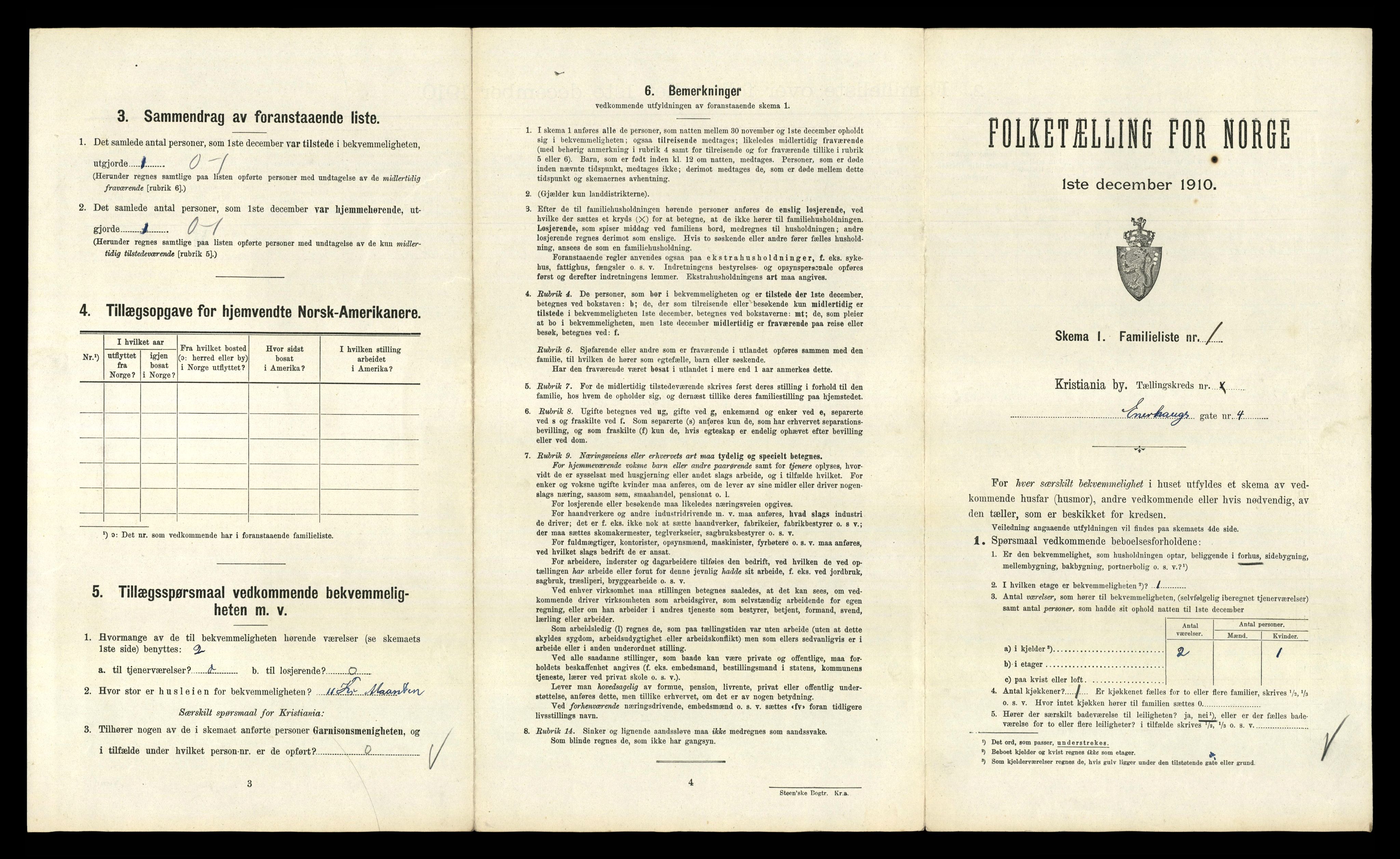 RA, 1910 census for Kristiania, 1910, p. 20809