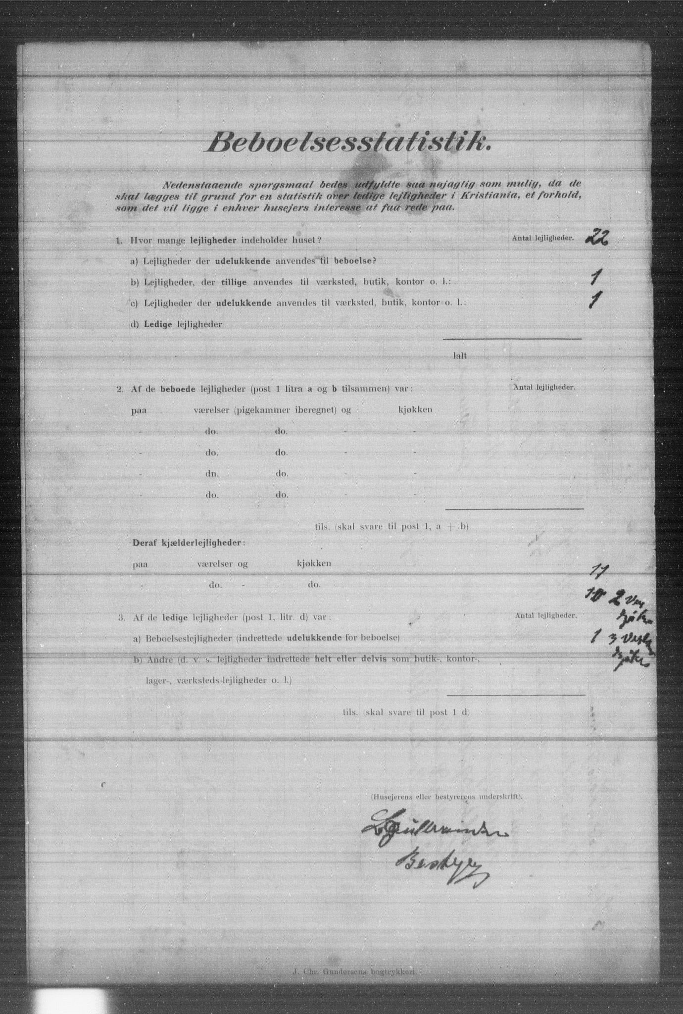 OBA, Municipal Census 1902 for Kristiania, 1902, p. 1572