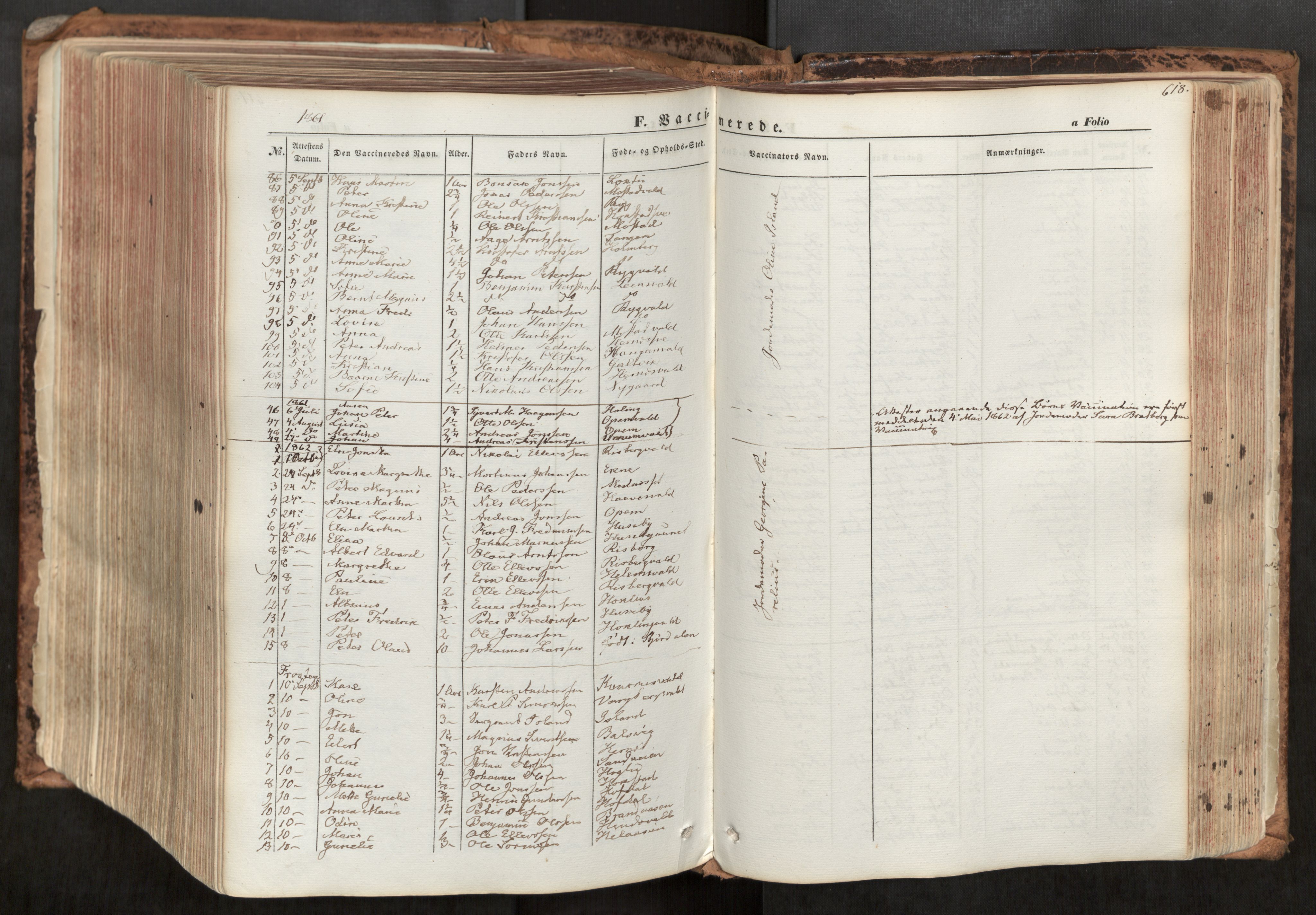 Ministerialprotokoller, klokkerbøker og fødselsregistre - Nord-Trøndelag, SAT/A-1458/713/L0116: Parish register (official) no. 713A07, 1850-1877, p. 618