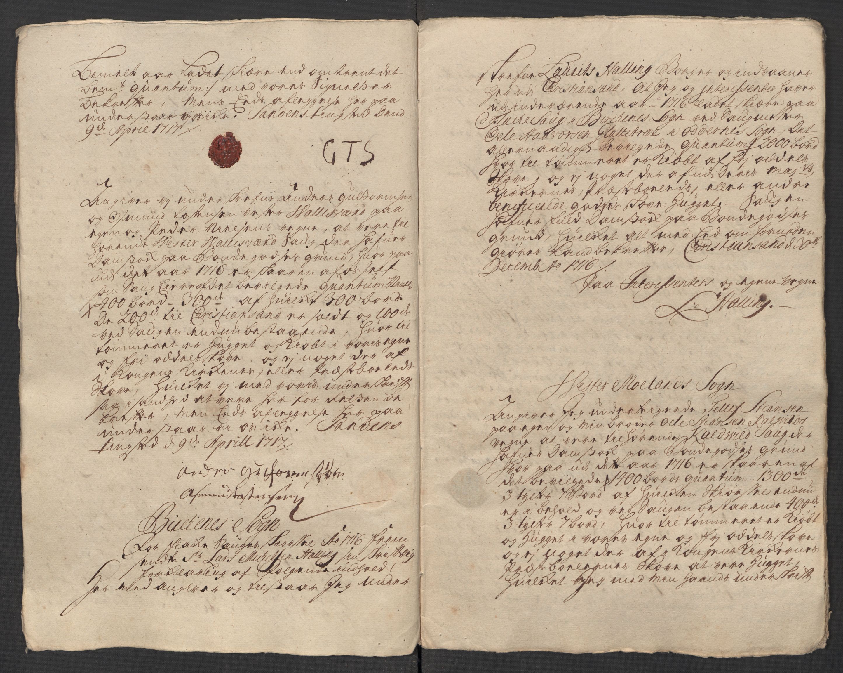 Rentekammeret inntil 1814, Reviderte regnskaper, Fogderegnskap, AV/RA-EA-4092/R39/L2325: Fogderegnskap Nedenes, 1716, p. 133