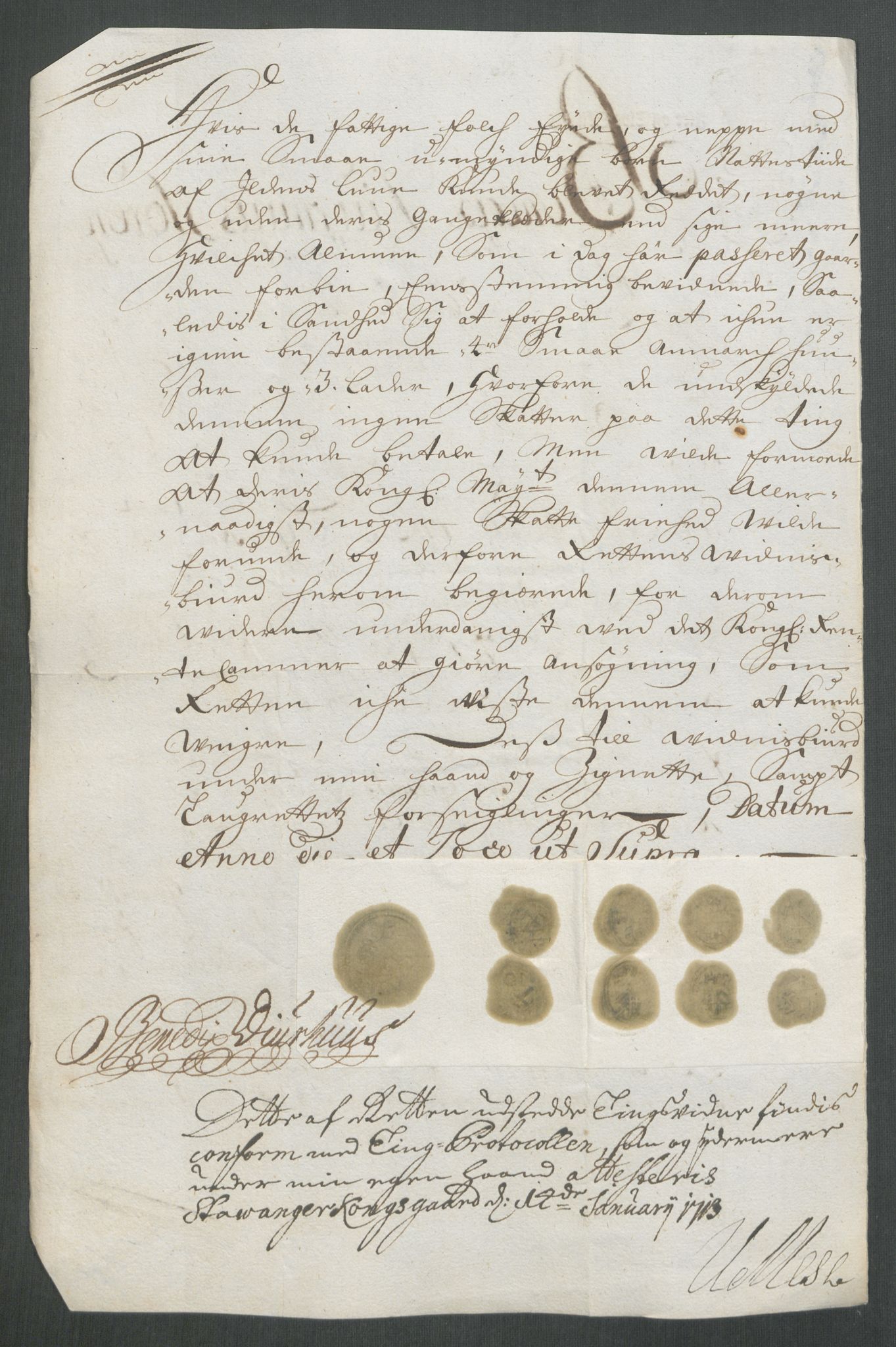 Rentekammeret inntil 1814, Reviderte regnskaper, Fogderegnskap, RA/EA-4092/R46/L2738: Fogderegnskap Jæren og Dalane, 1713-1714, p. 210