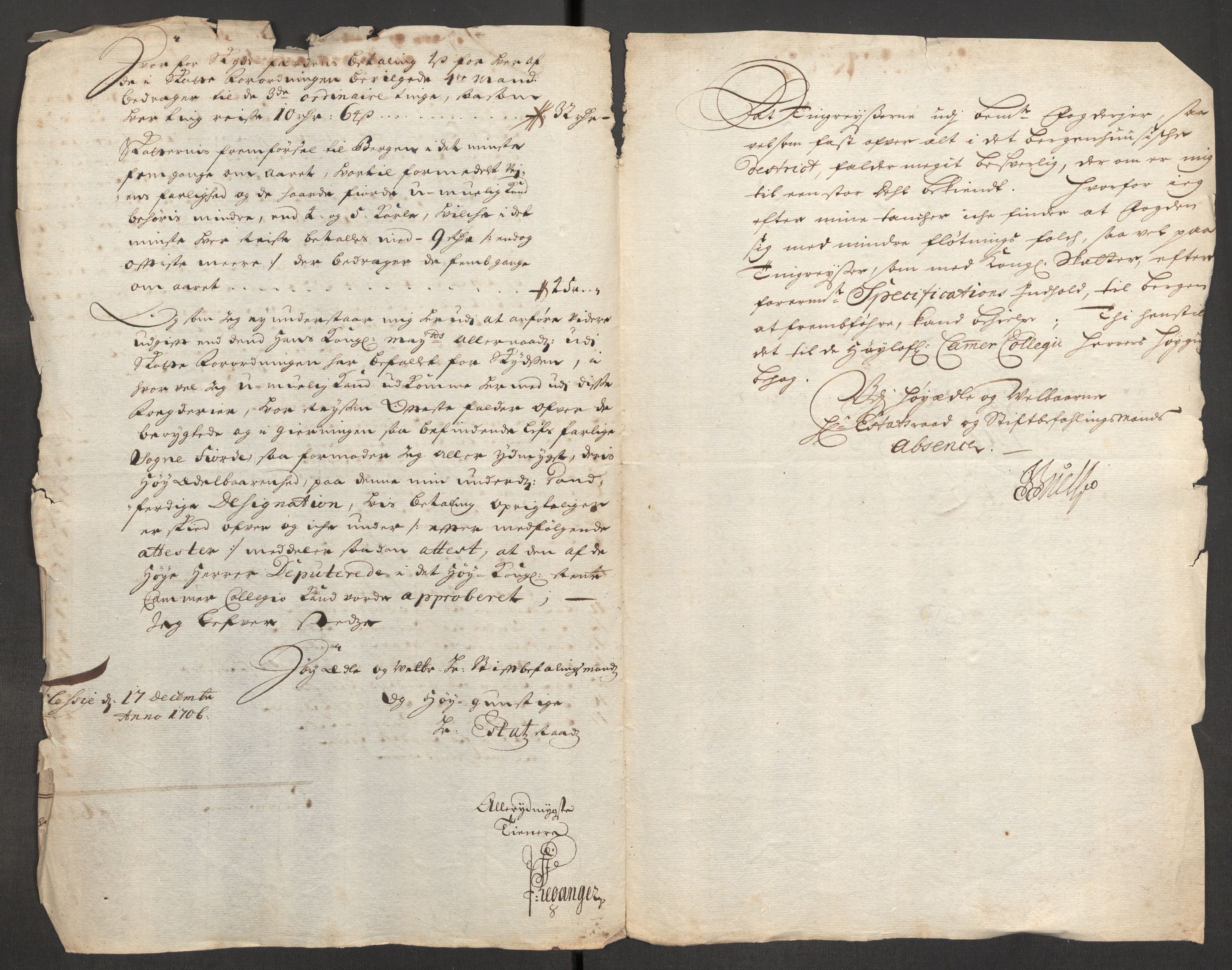 Rentekammeret inntil 1814, Reviderte regnskaper, Fogderegnskap, AV/RA-EA-4092/R52/L3314: Fogderegnskap Sogn, 1705-1707, p. 400
