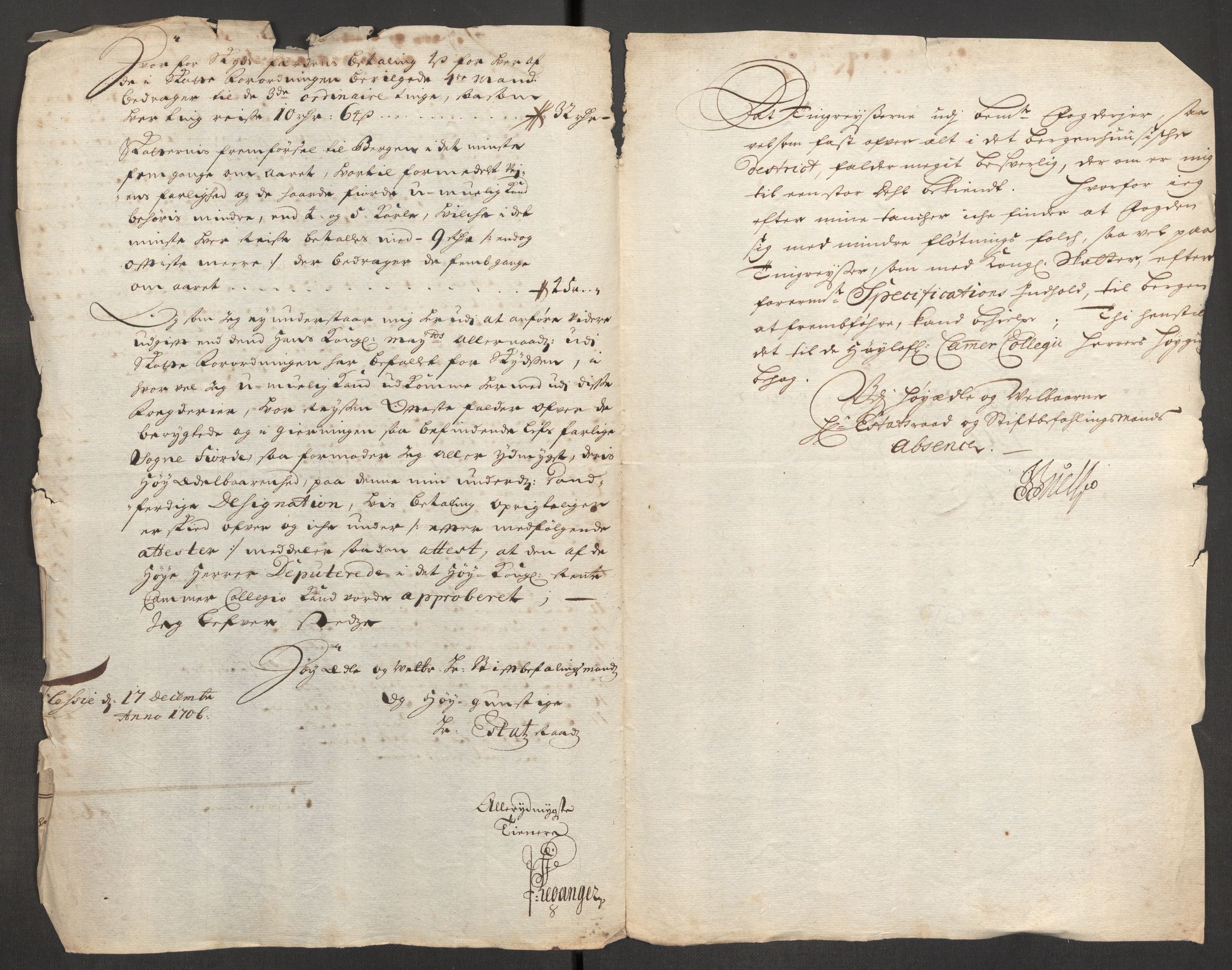 Rentekammeret inntil 1814, Reviderte regnskaper, Fogderegnskap, RA/EA-4092/R52/L3314: Fogderegnskap Sogn, 1705-1707, p. 400