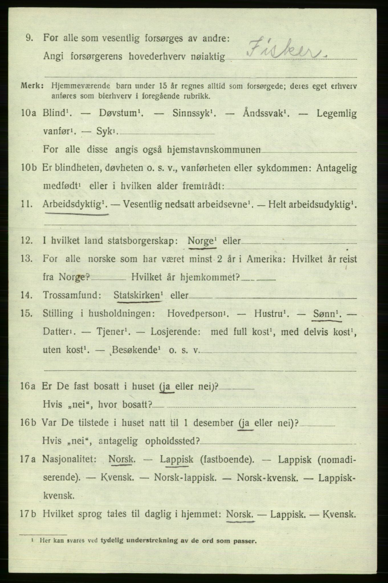 SATØ, 1920 census for Sørøysund rural district, 1920, p. 2567