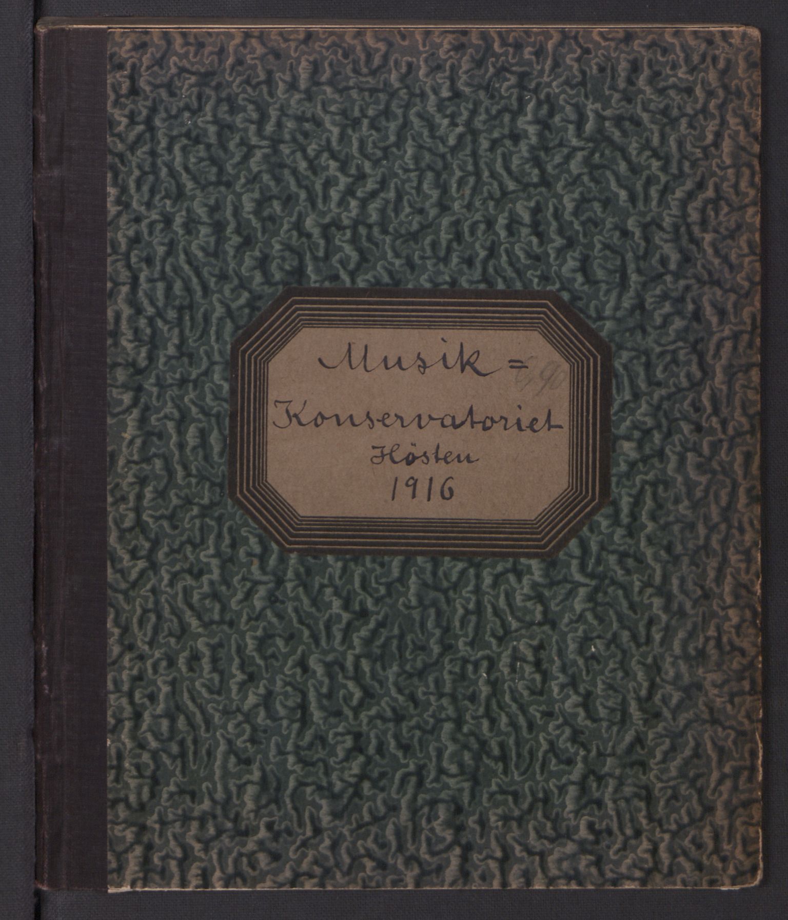 Musikkonservatoriet i Oslo, AV/RA-PA-1761/F/Fa/L0004/0010: Oversikt over lærere, elever, m.m. / Musikkonservatoriet - Høstsemesteret, 1916