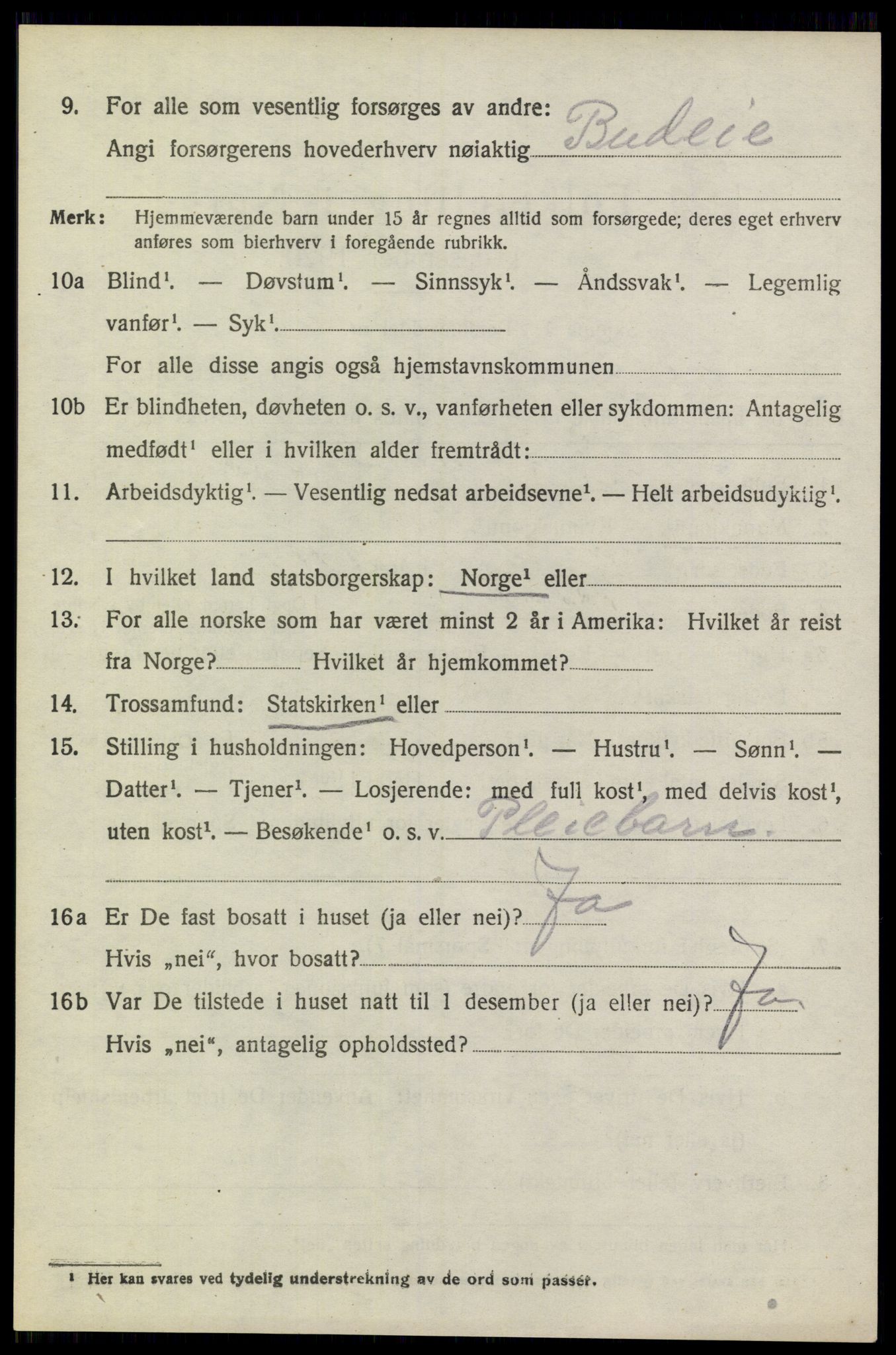 SAO, 1920 census for Aurskog, 1920, p. 6117