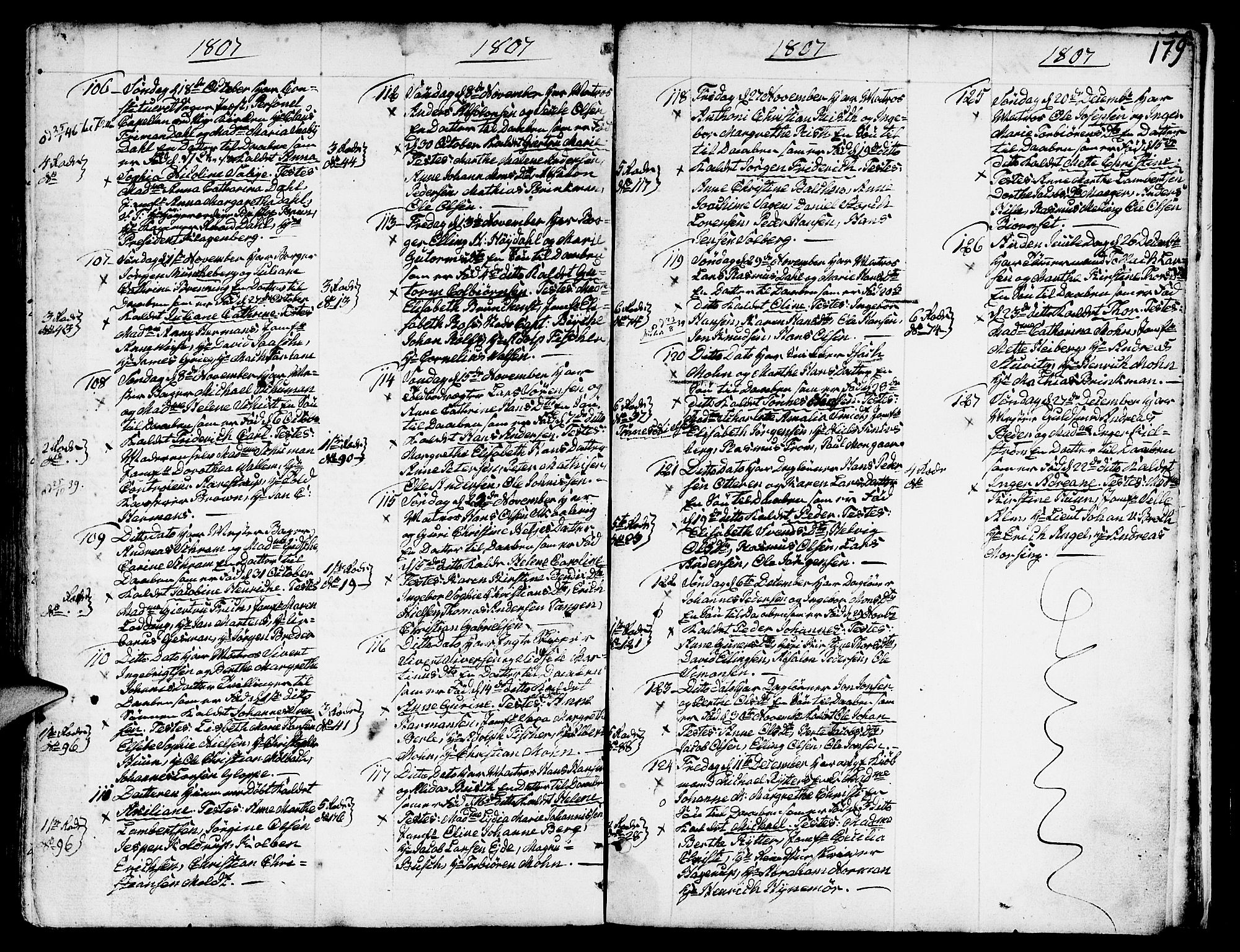 Nykirken Sokneprestembete, AV/SAB-A-77101/H/Haa/L0005: Parish register (official) no. A 5, 1775-1808, p. 179