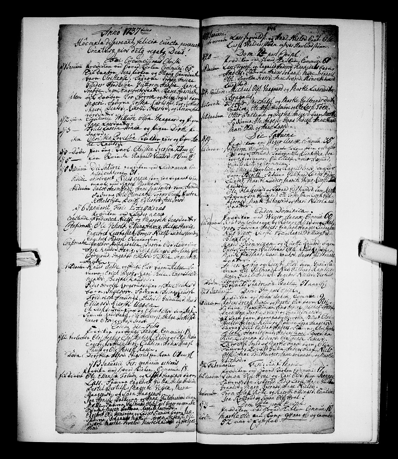 Norderhov kirkebøker, AV/SAKO-A-237/F/Fa/L0002b: Parish register (official) no. 2B, 1726-1739, p. 544-545