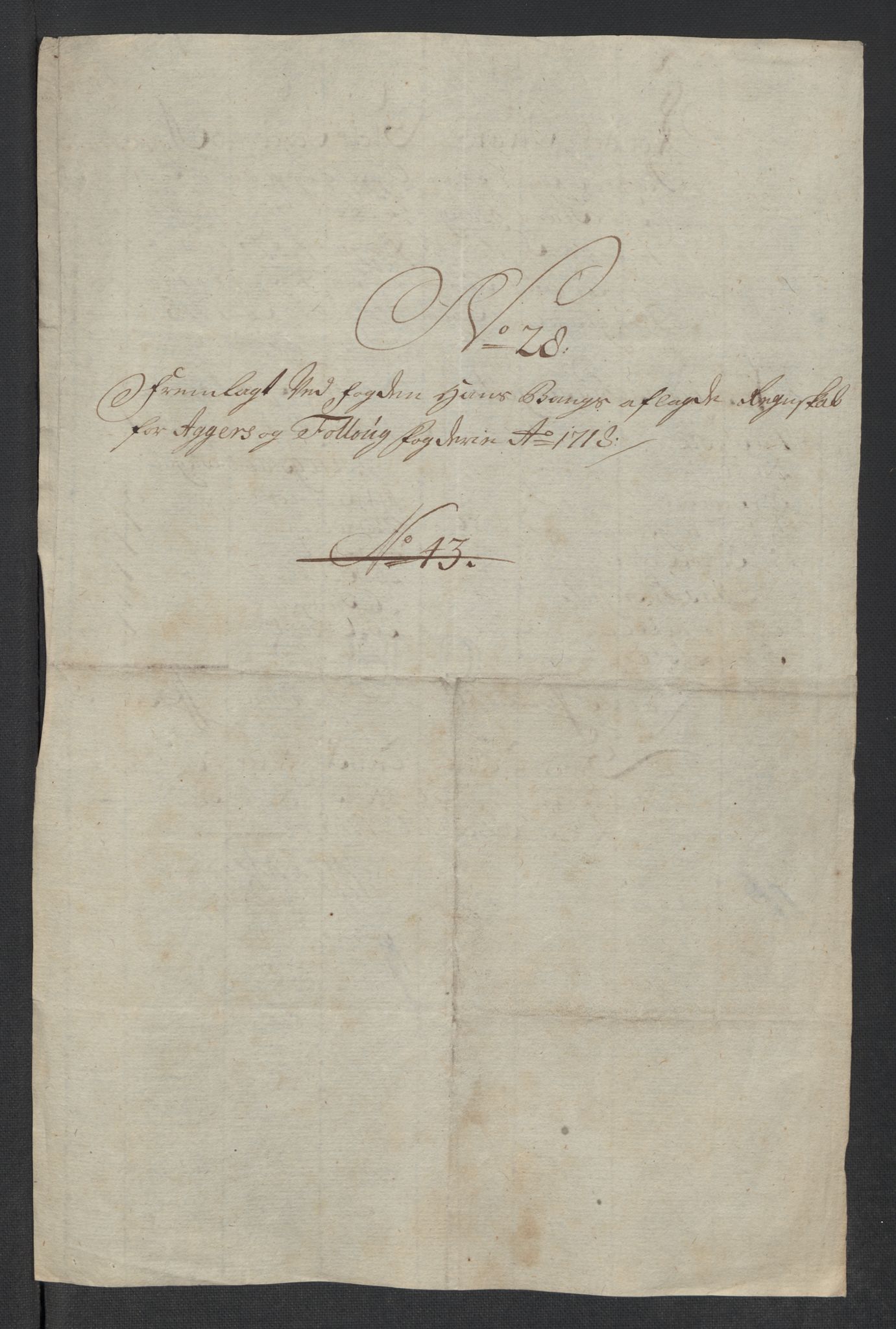 Rentekammeret inntil 1814, Reviderte regnskaper, Fogderegnskap, AV/RA-EA-4092/R10/L0456: Fogderegnskap Aker og Follo, 1718, p. 308