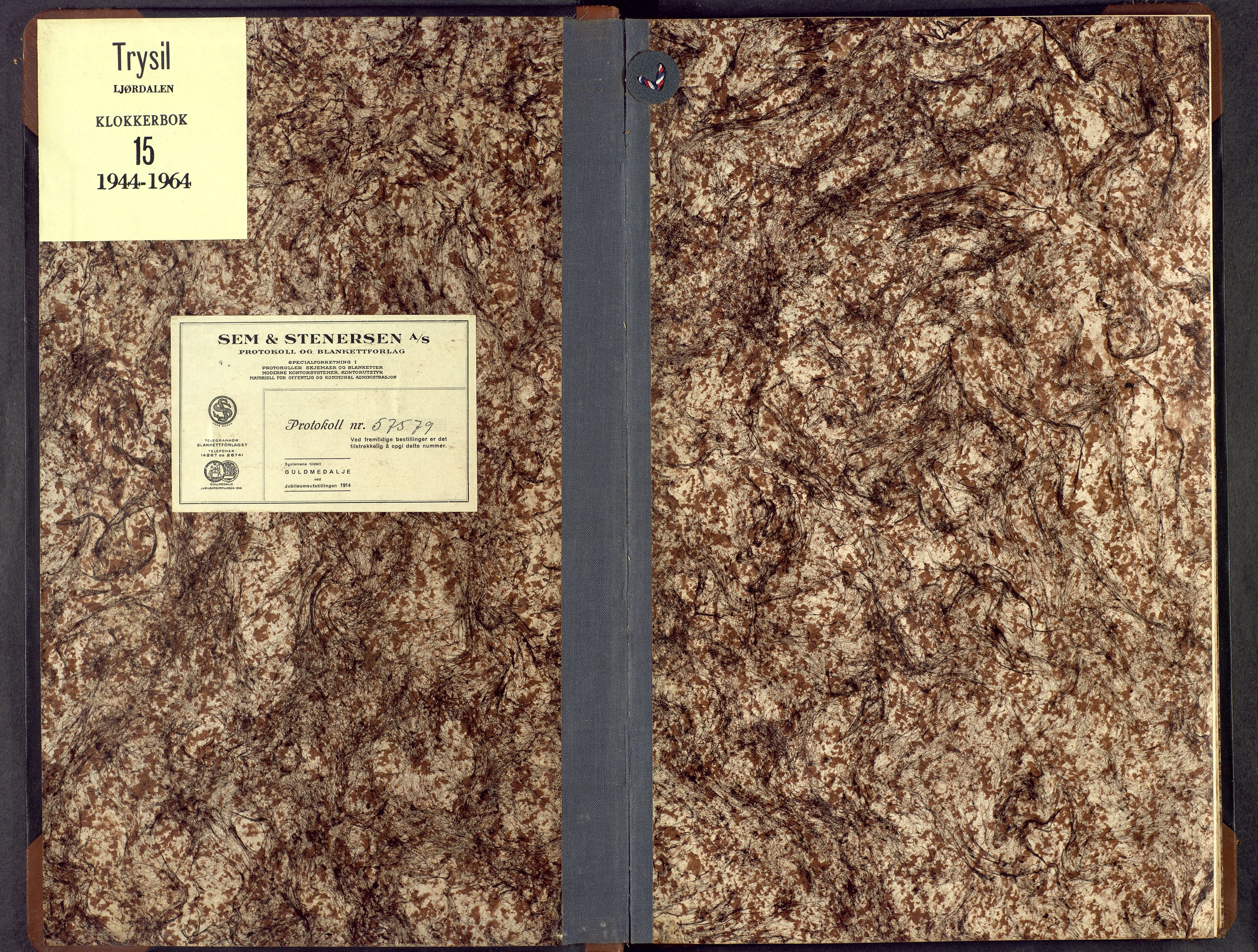 Trysil prestekontor, AV/SAH-PREST-046/H/Ha/Hab/L0015: Parish register (copy) no. 15, 1944-1964