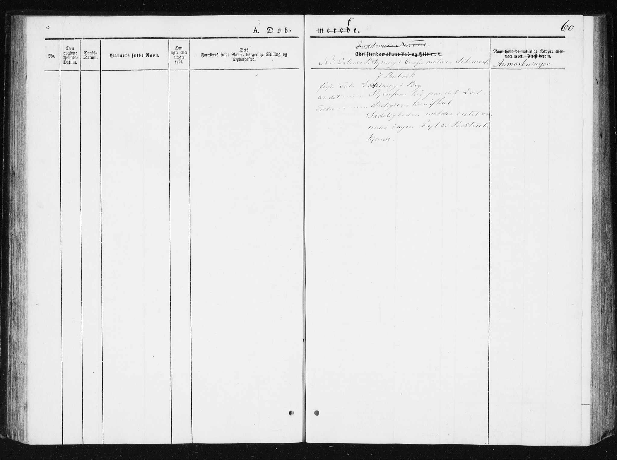 Ministerialprotokoller, klokkerbøker og fødselsregistre - Nord-Trøndelag, SAT/A-1458/749/L0470: Parish register (official) no. 749A04, 1834-1853, p. 60