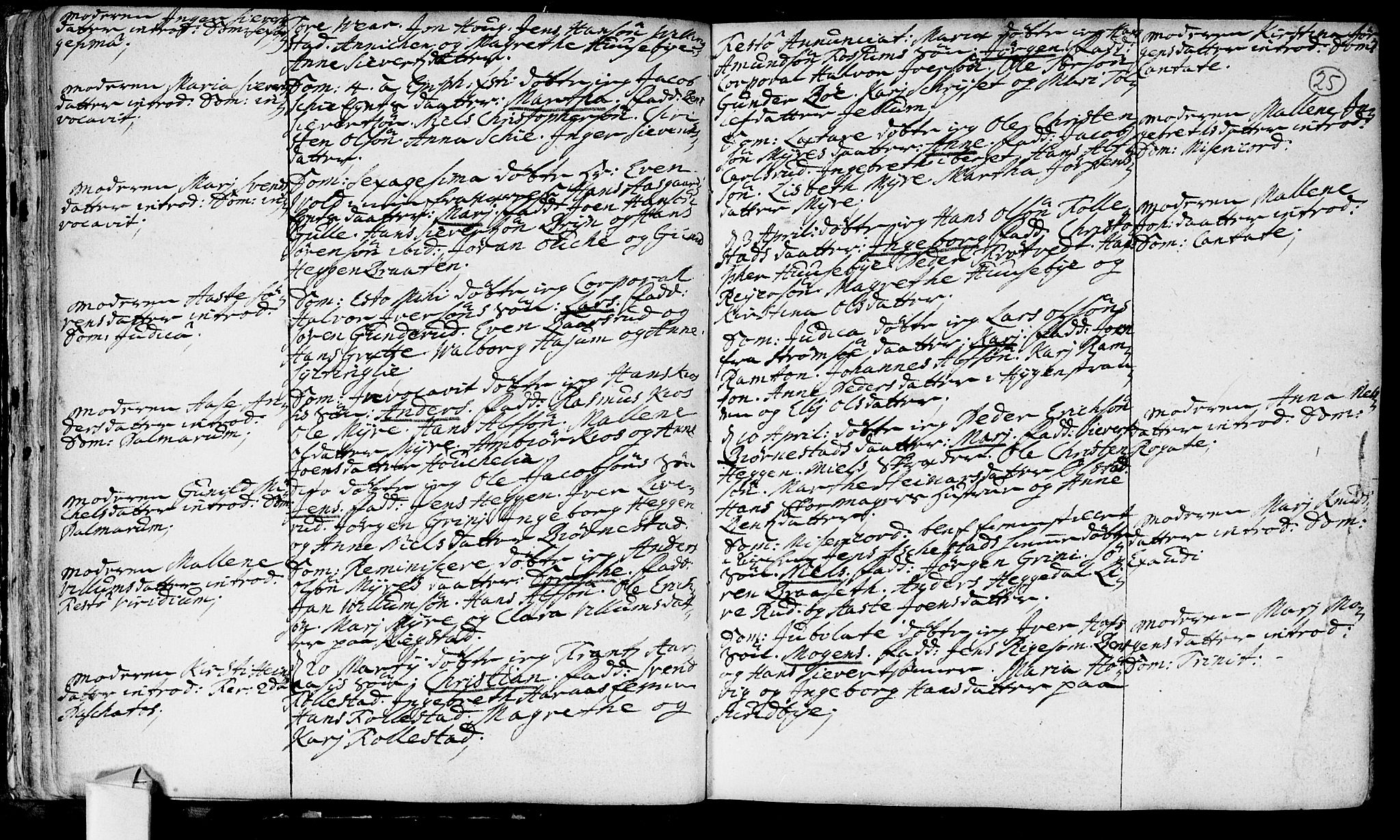 Røyken kirkebøker, SAKO/A-241/F/Fa/L0002: Parish register (official) no. 2, 1731-1782, p. 25