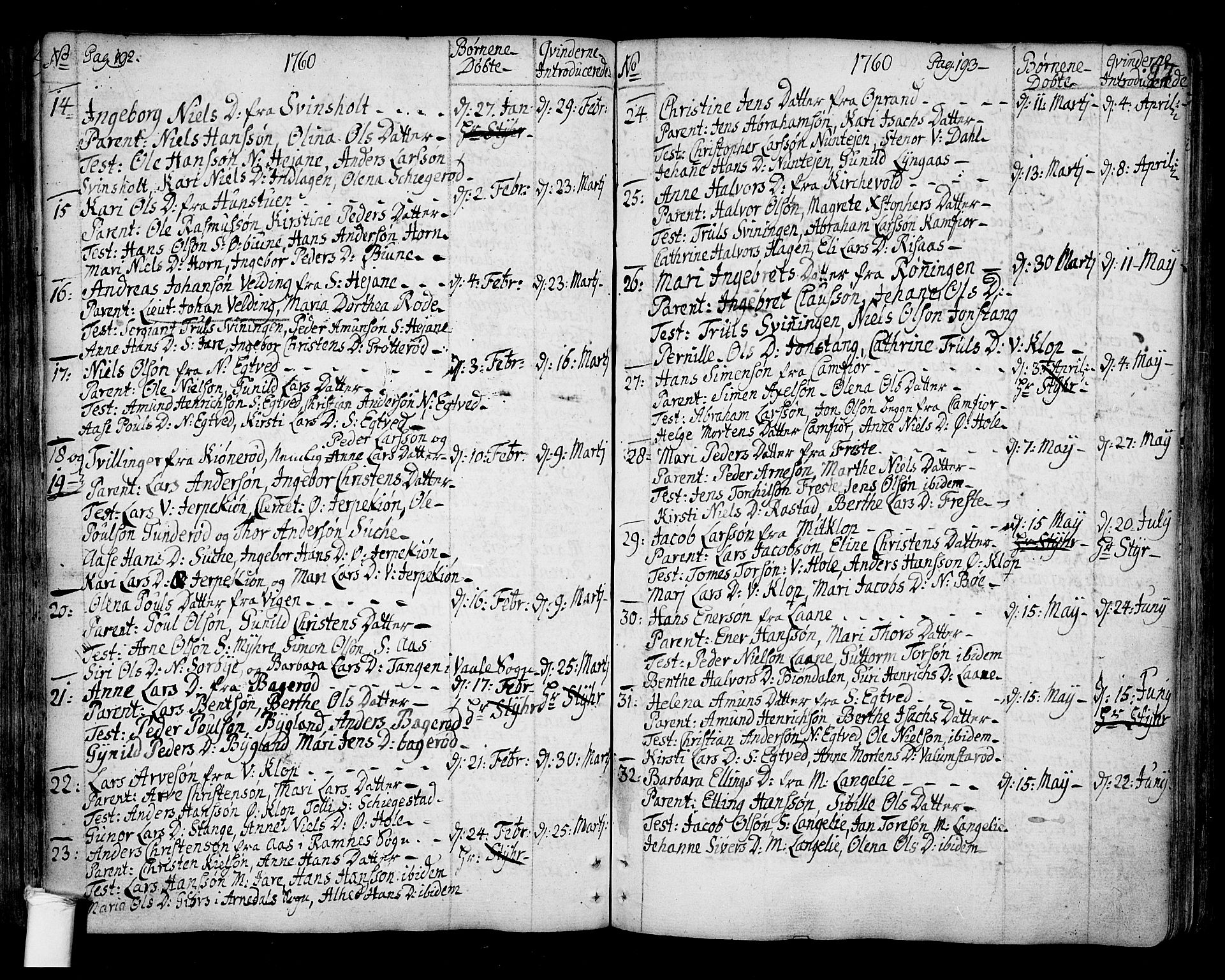 Ramnes kirkebøker, AV/SAKO-A-314/F/Fa/L0001: Parish register (official) no. I 1, 1732-1774, p. 97