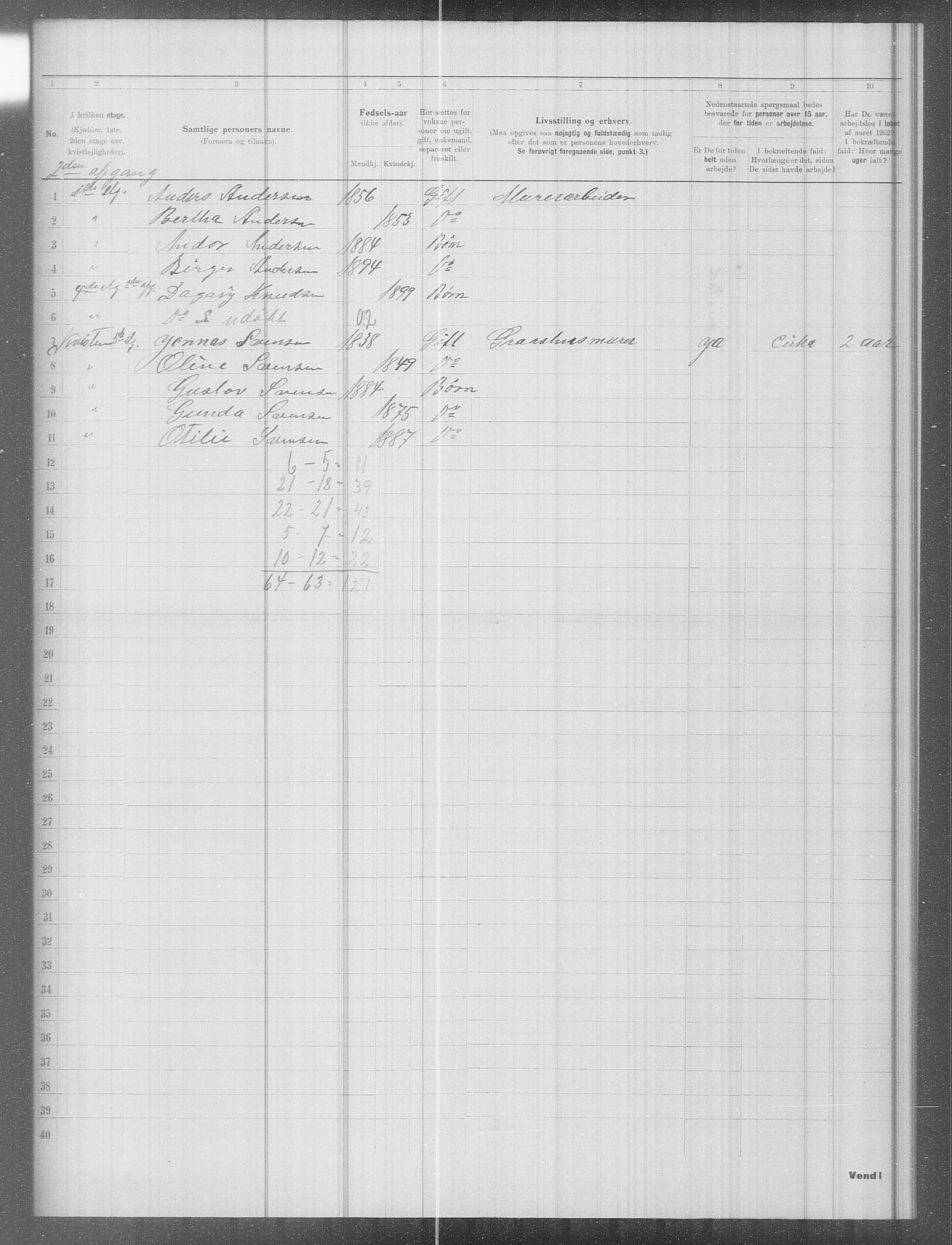 OBA, Municipal Census 1902 for Kristiania, 1902, p. 9357