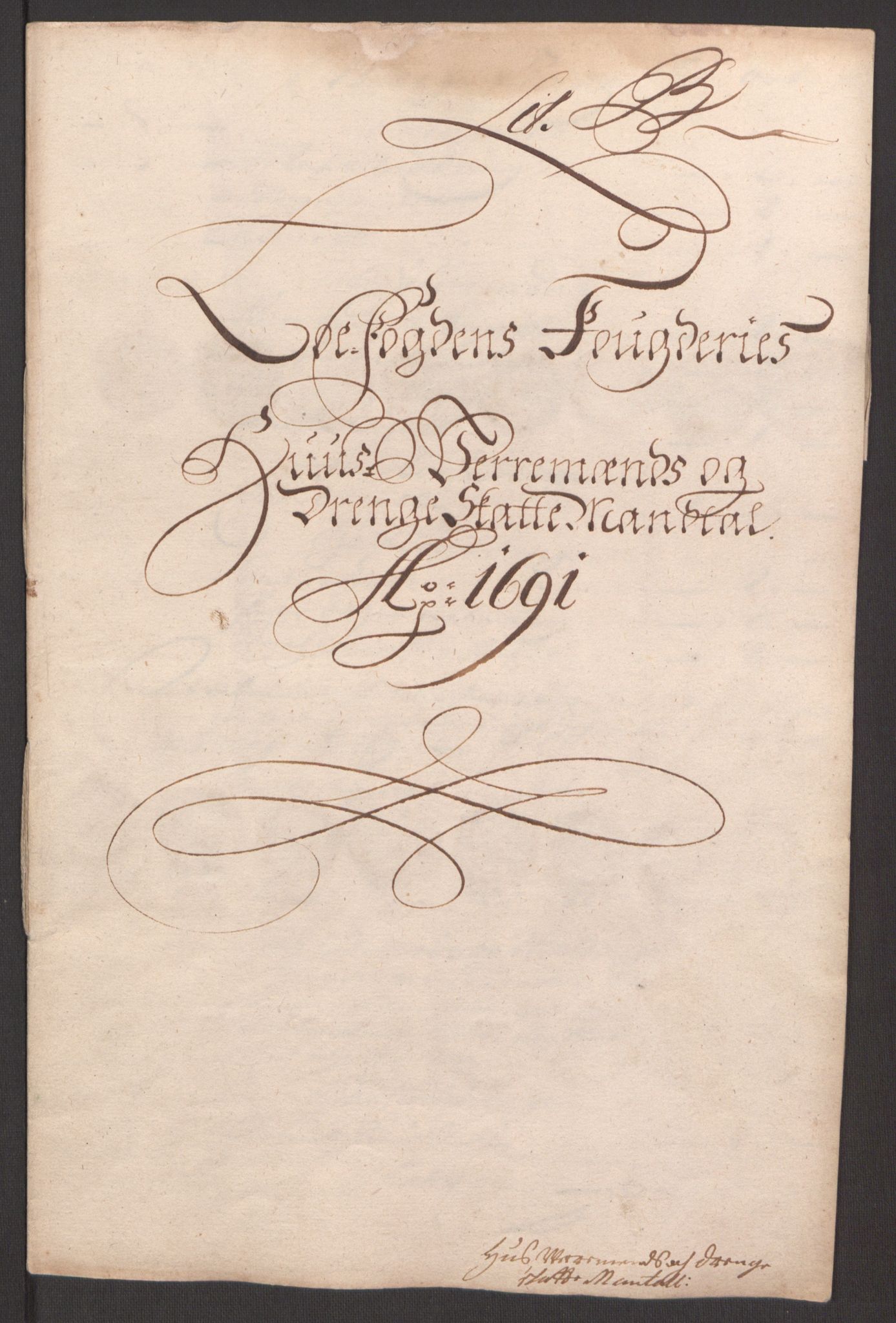 Rentekammeret inntil 1814, Reviderte regnskaper, Fogderegnskap, RA/EA-4092/R67/L4675: Fogderegnskap Vesterålen, Andenes og Lofoten, 1691-1693, p. 27