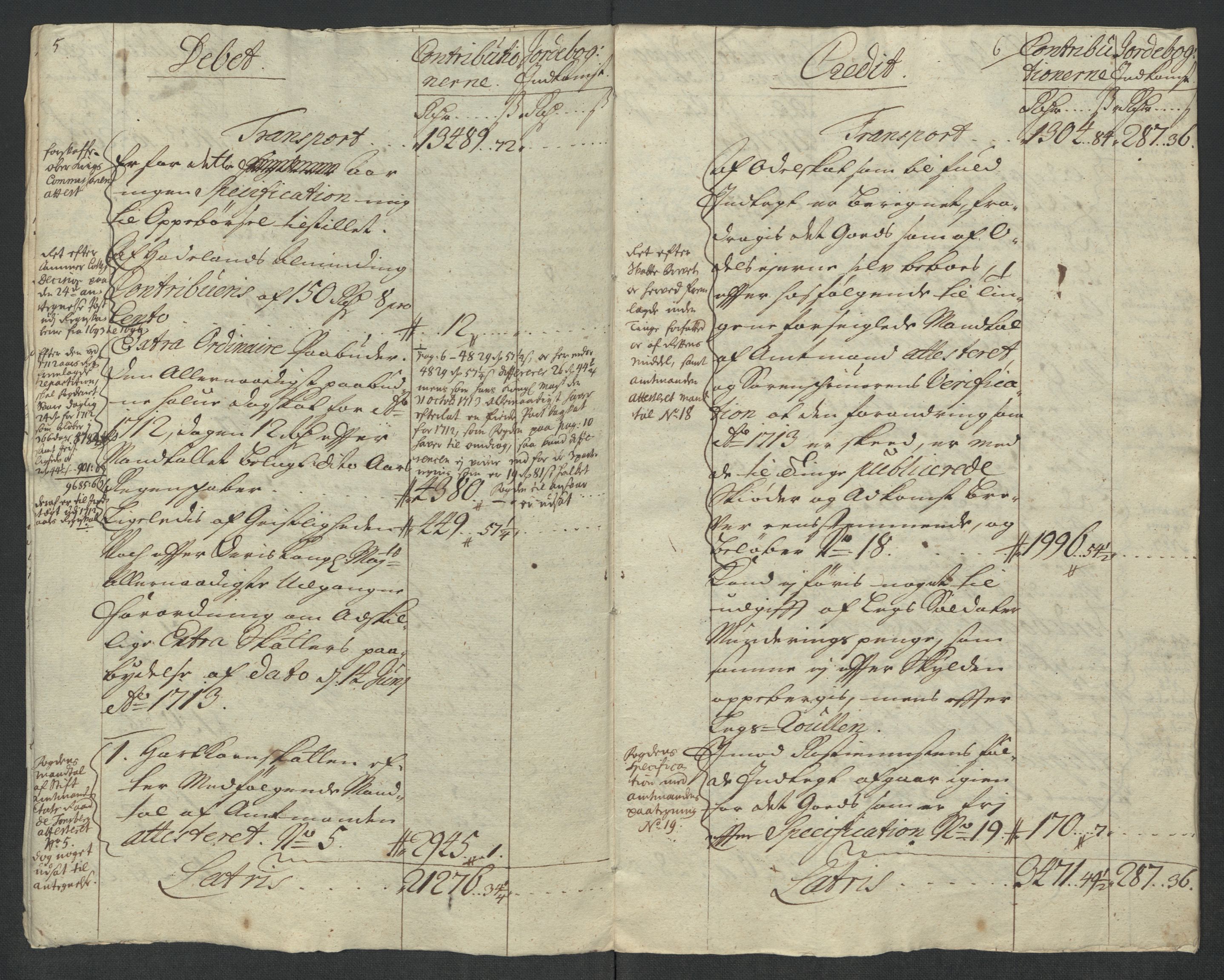 Rentekammeret inntil 1814, Reviderte regnskaper, Fogderegnskap, AV/RA-EA-4092/R18/L1310: Fogderegnskap Hadeland, Toten og Valdres, 1713, p. 6