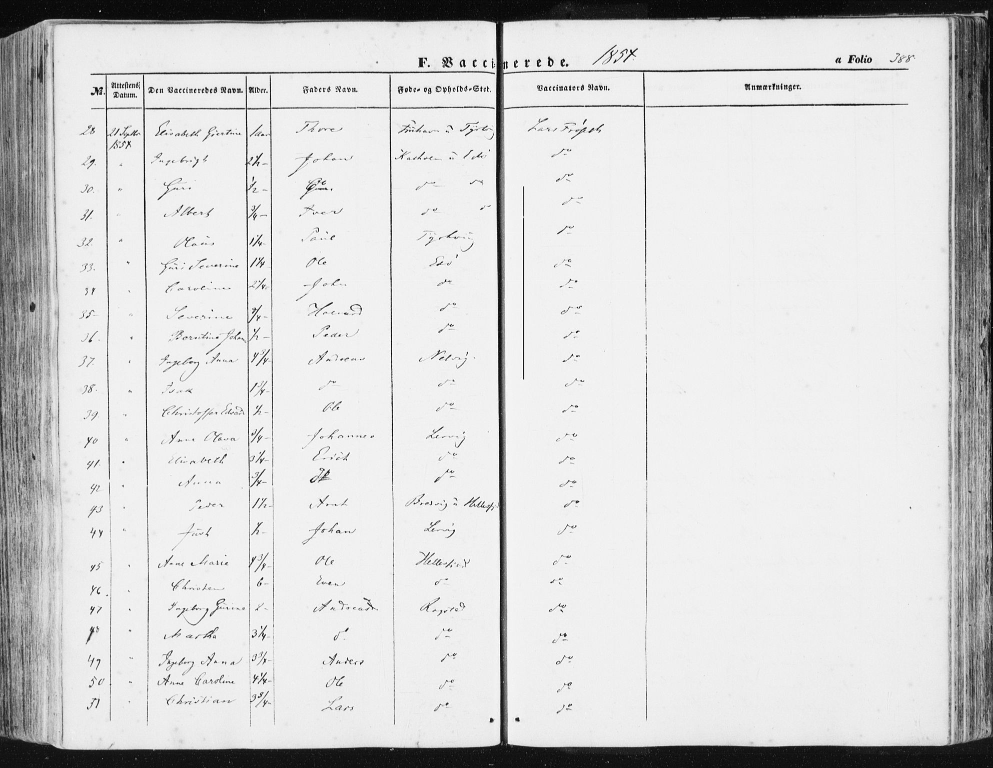 Ministerialprotokoller, klokkerbøker og fødselsregistre - Møre og Romsdal, AV/SAT-A-1454/581/L0937: Parish register (official) no. 581A05, 1853-1872, p. 388