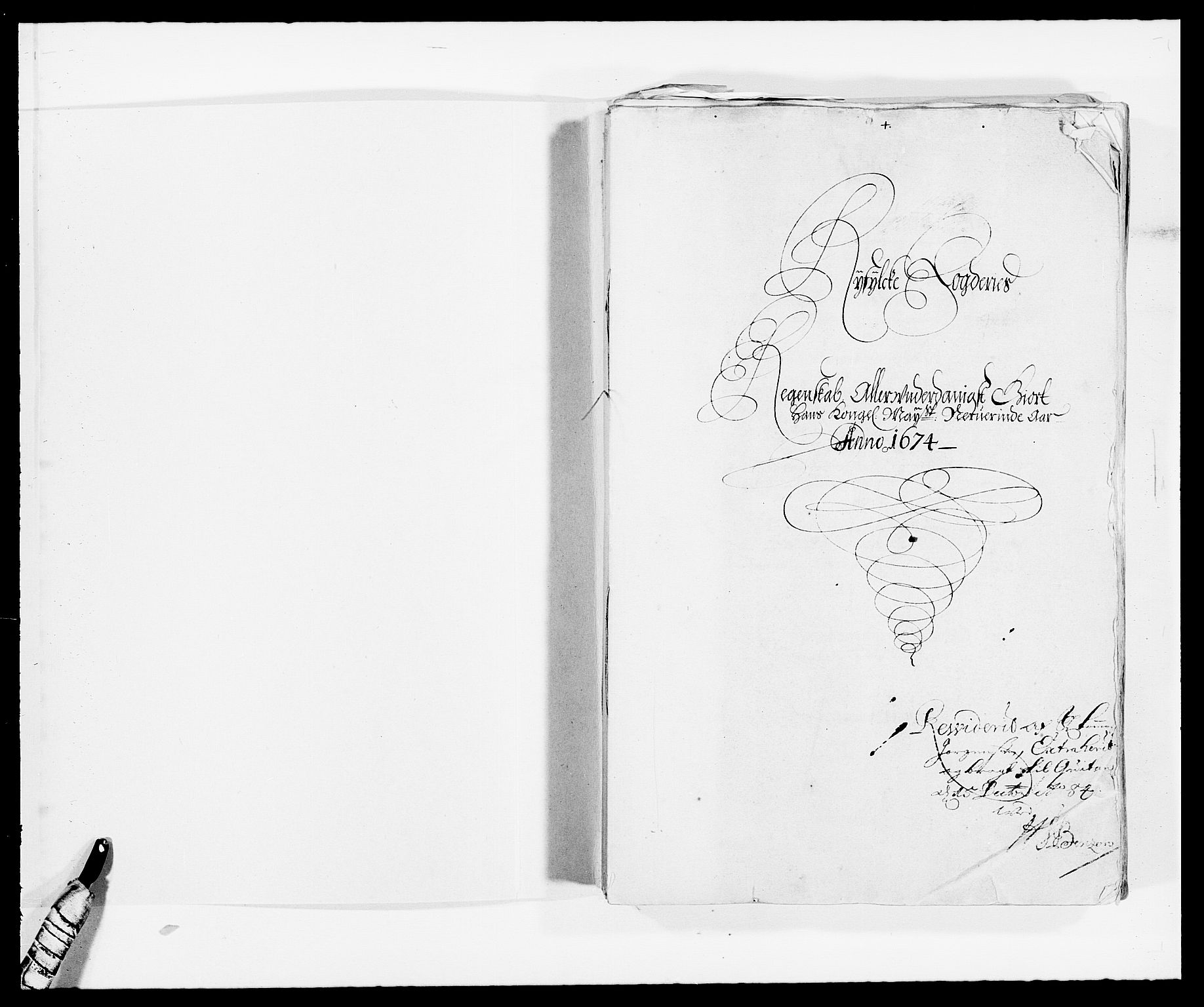 Rentekammeret inntil 1814, Reviderte regnskaper, Fogderegnskap, RA/EA-4092/R47/L2845: Fogderegnskap Ryfylke, 1674-1675, p. 2