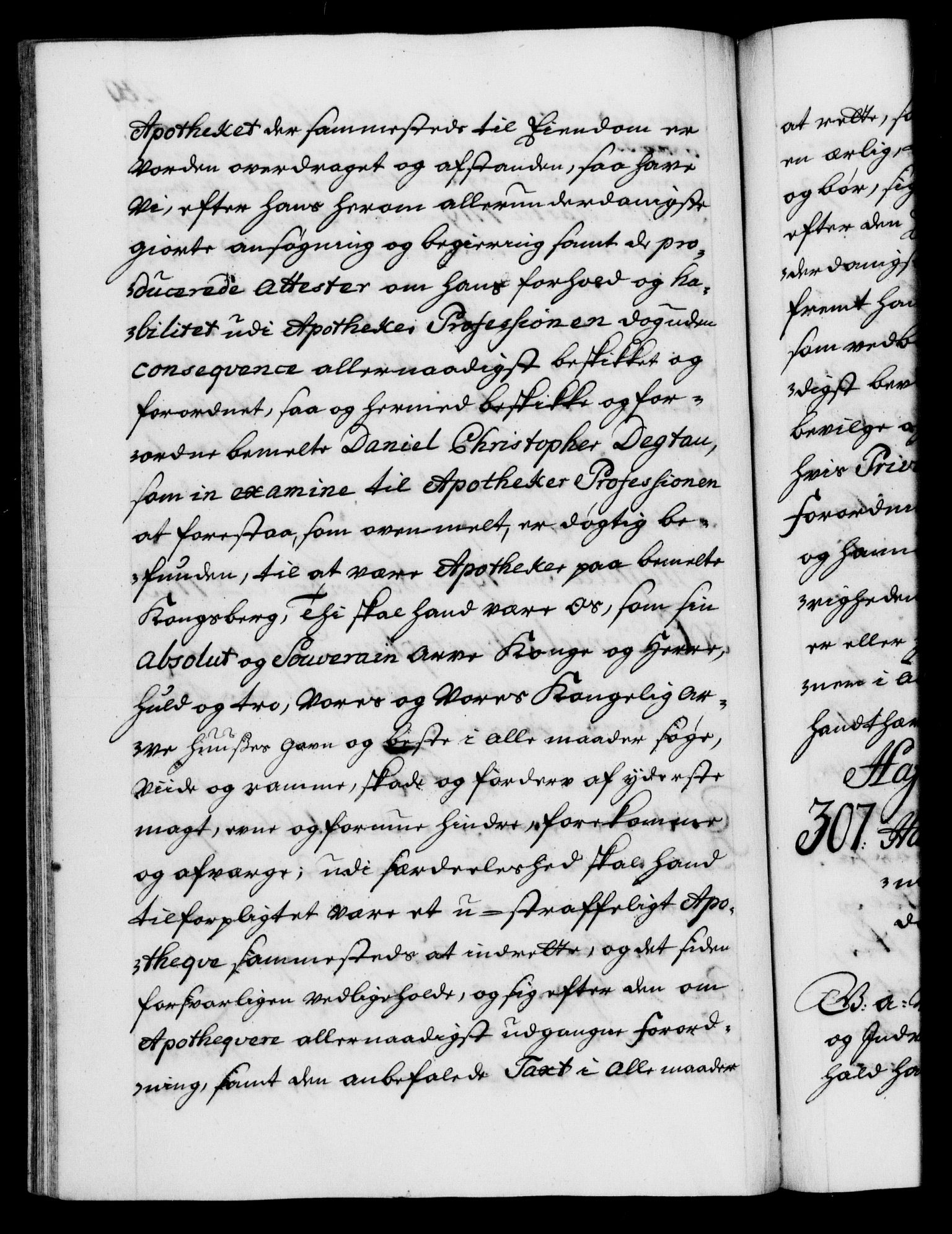 Danske Kanselli 1572-1799, AV/RA-EA-3023/F/Fc/Fca/Fcaa/L0024: Norske registre, 1723-1725, p. 240b