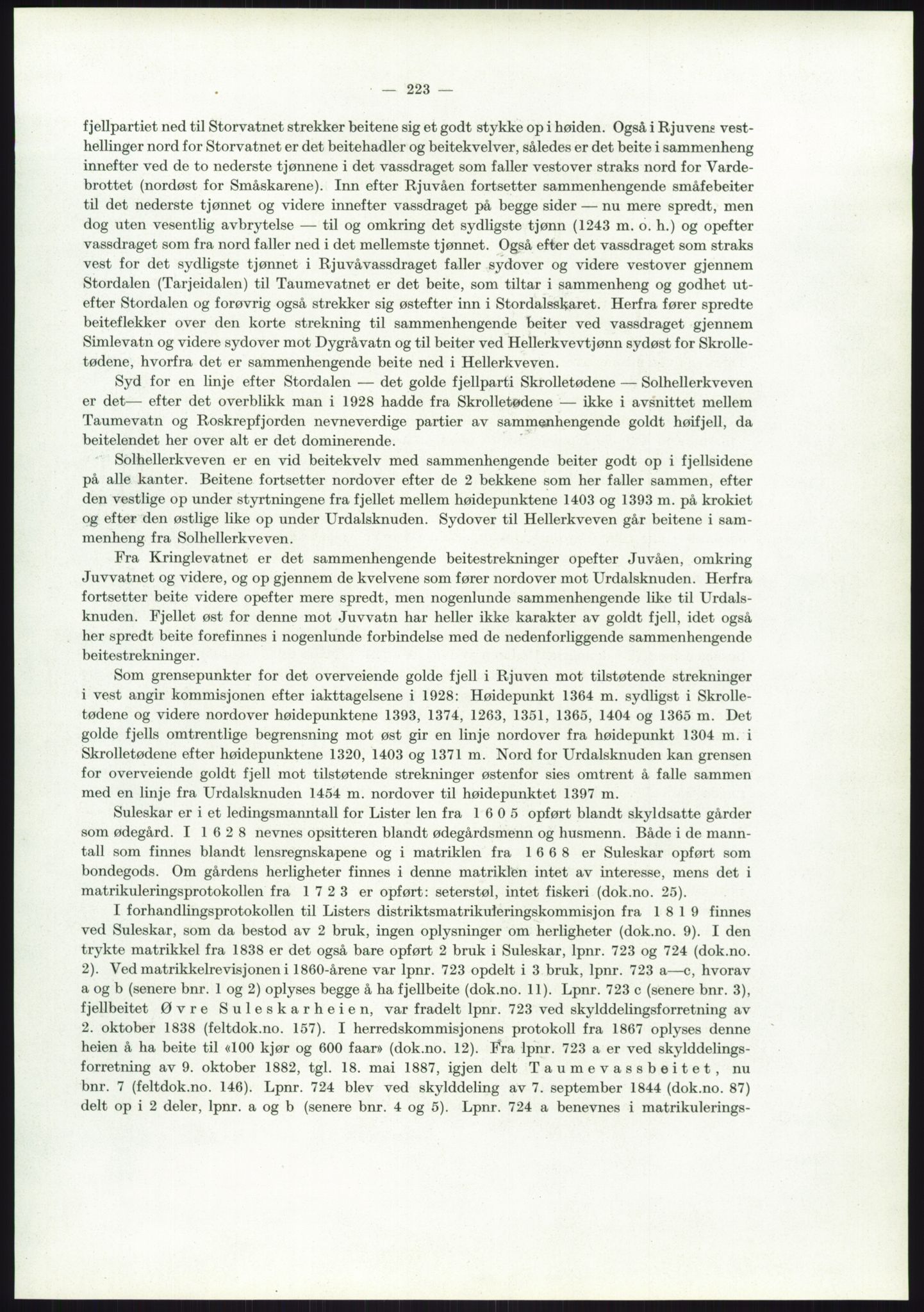 Høyfjellskommisjonen, AV/RA-S-1546/X/Xa/L0001: Nr. 1-33, 1909-1953, p. 1558