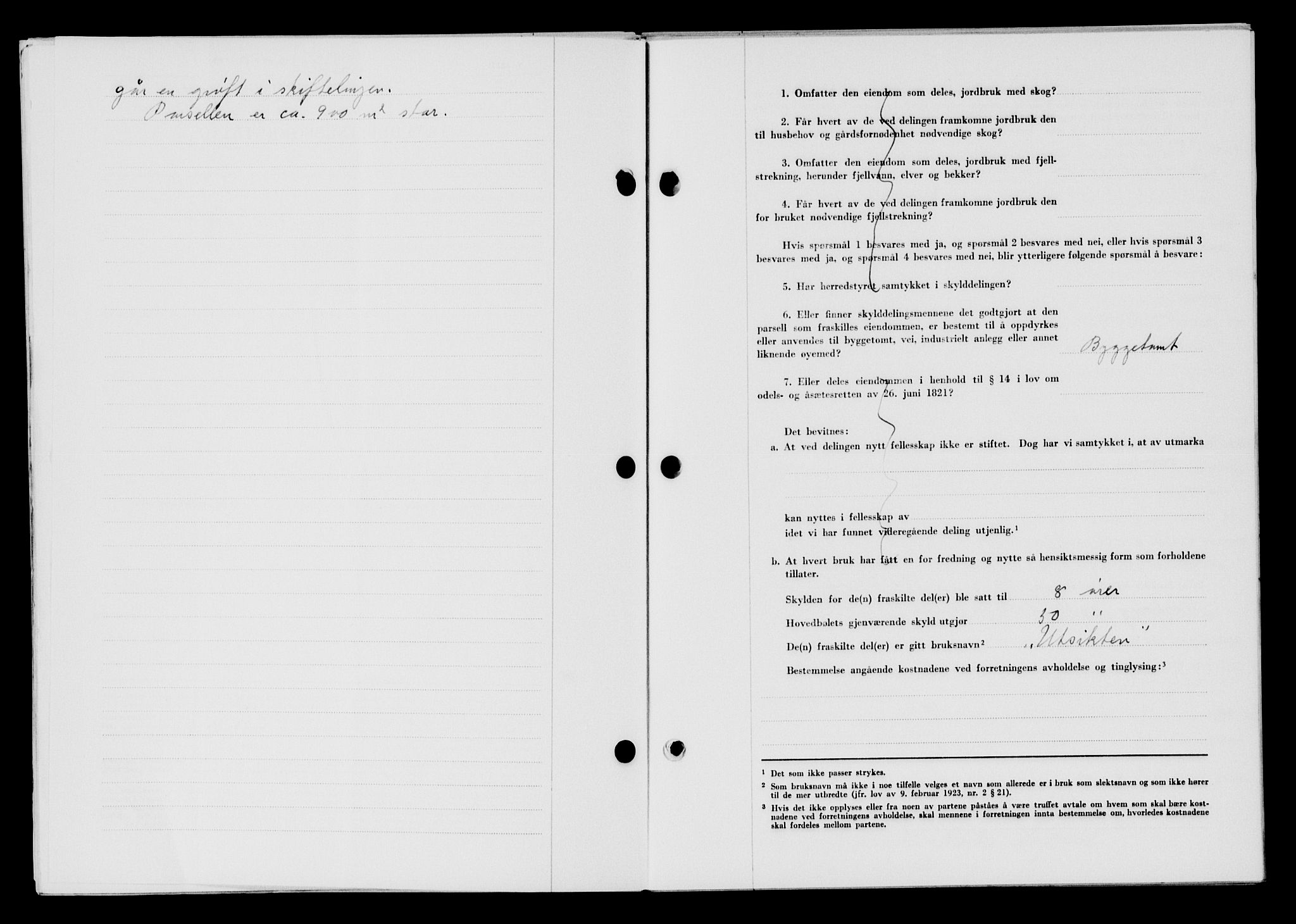 Lyngdal sorenskriveri, AV/SAK-1221-0004/G/Gb/L0663: Mortgage book no. A IX, 1948-1949, Diary no: : 155/1949