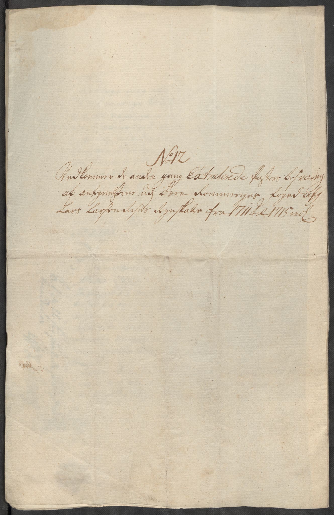 Rentekammeret inntil 1814, Reviderte regnskaper, Fogderegnskap, AV/RA-EA-4092/R12/L0724: Fogderegnskap Øvre Romerike, 1715, p. 259