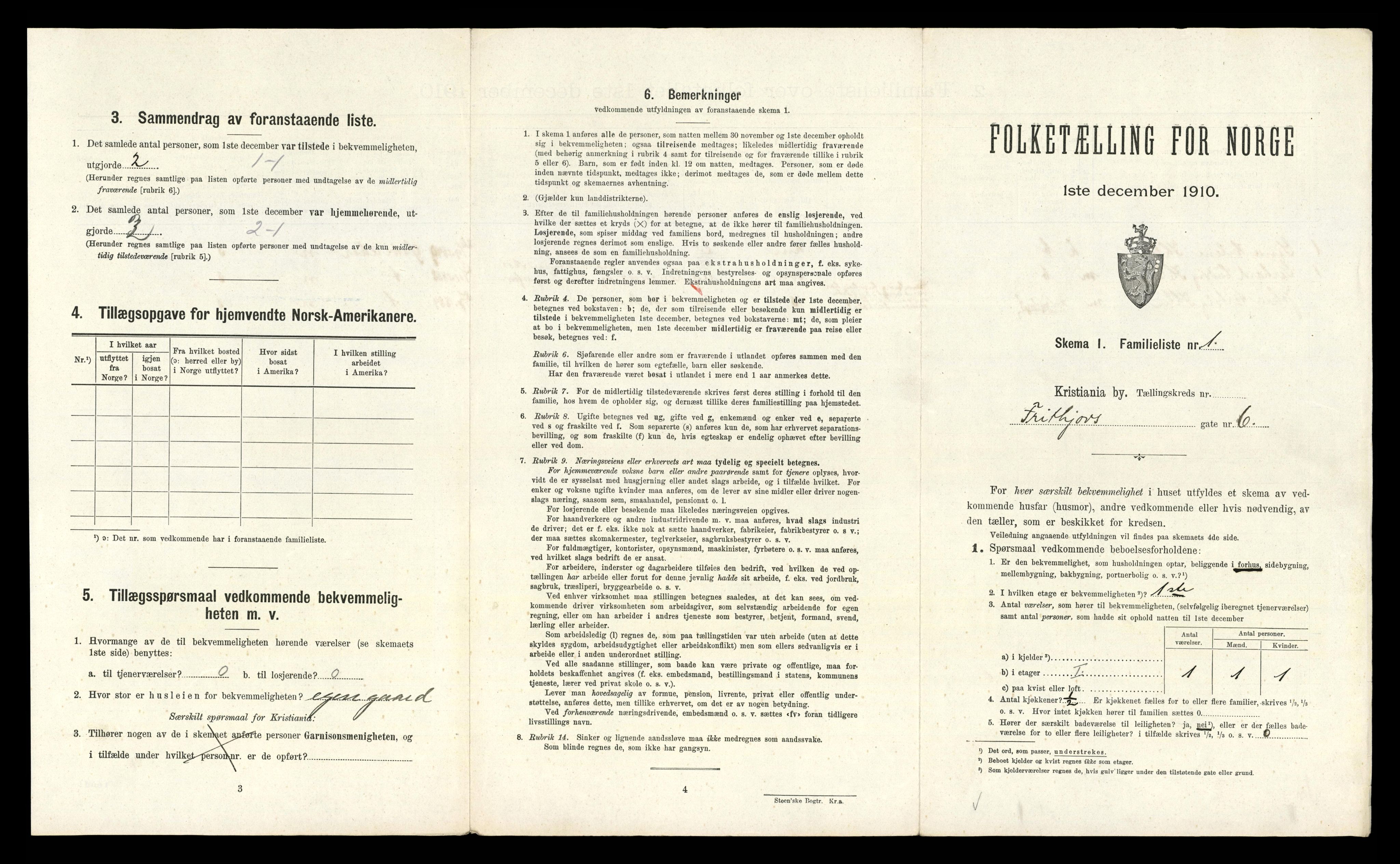 RA, 1910 census for Kristiania, 1910, p. 26153