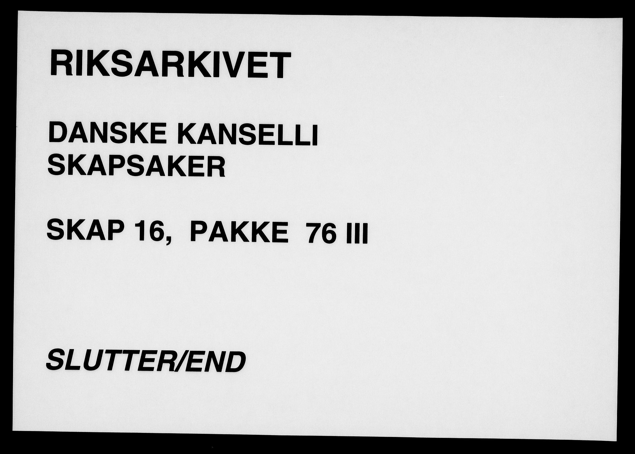 Danske Kanselli, Skapsaker, AV/RA-EA-4061/F/L0127: Skap 16, pakke 76 III-76 V, 1791, p. 187