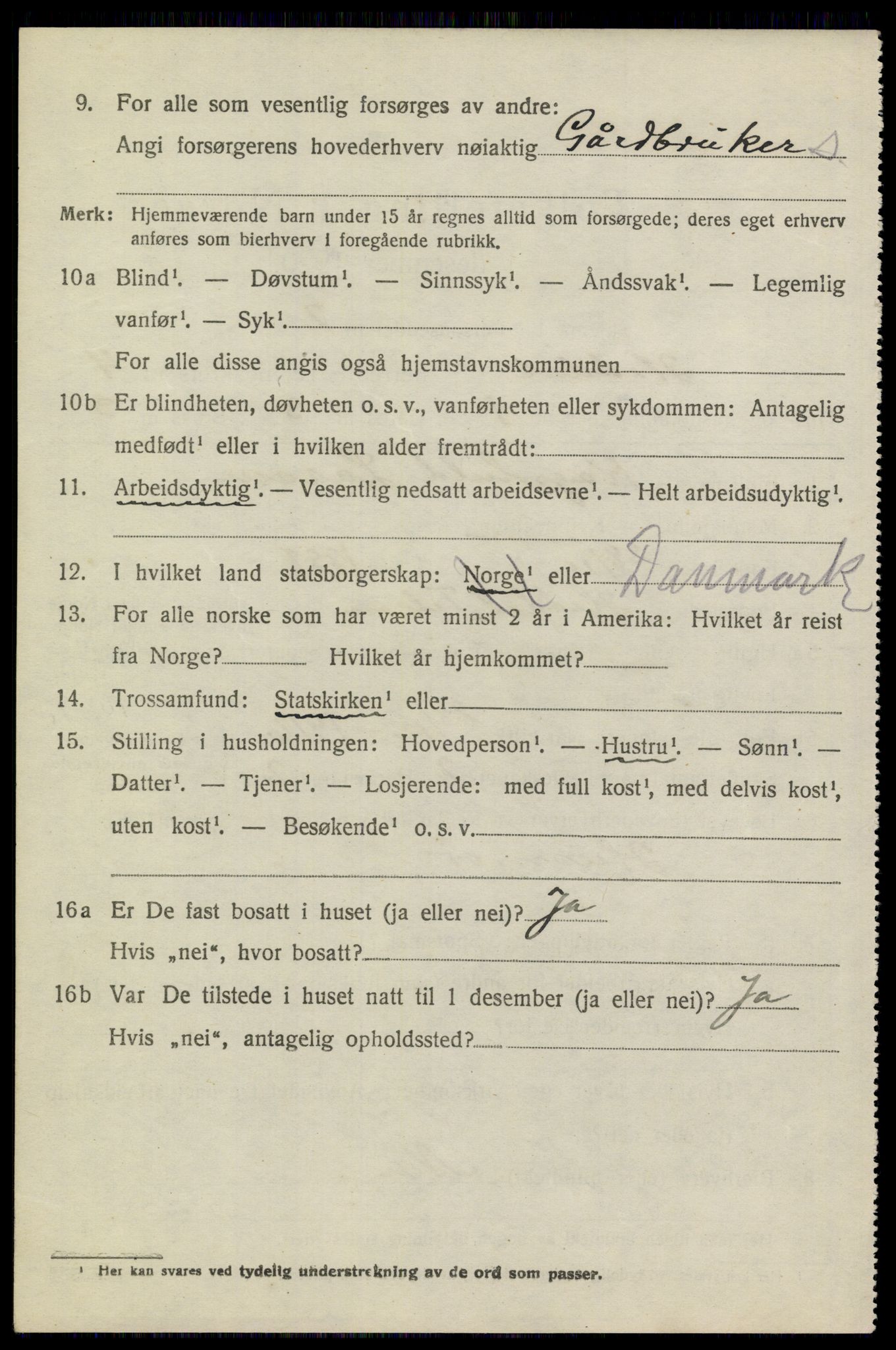 SAKO, 1920 census for Heddal, 1920, p. 4451