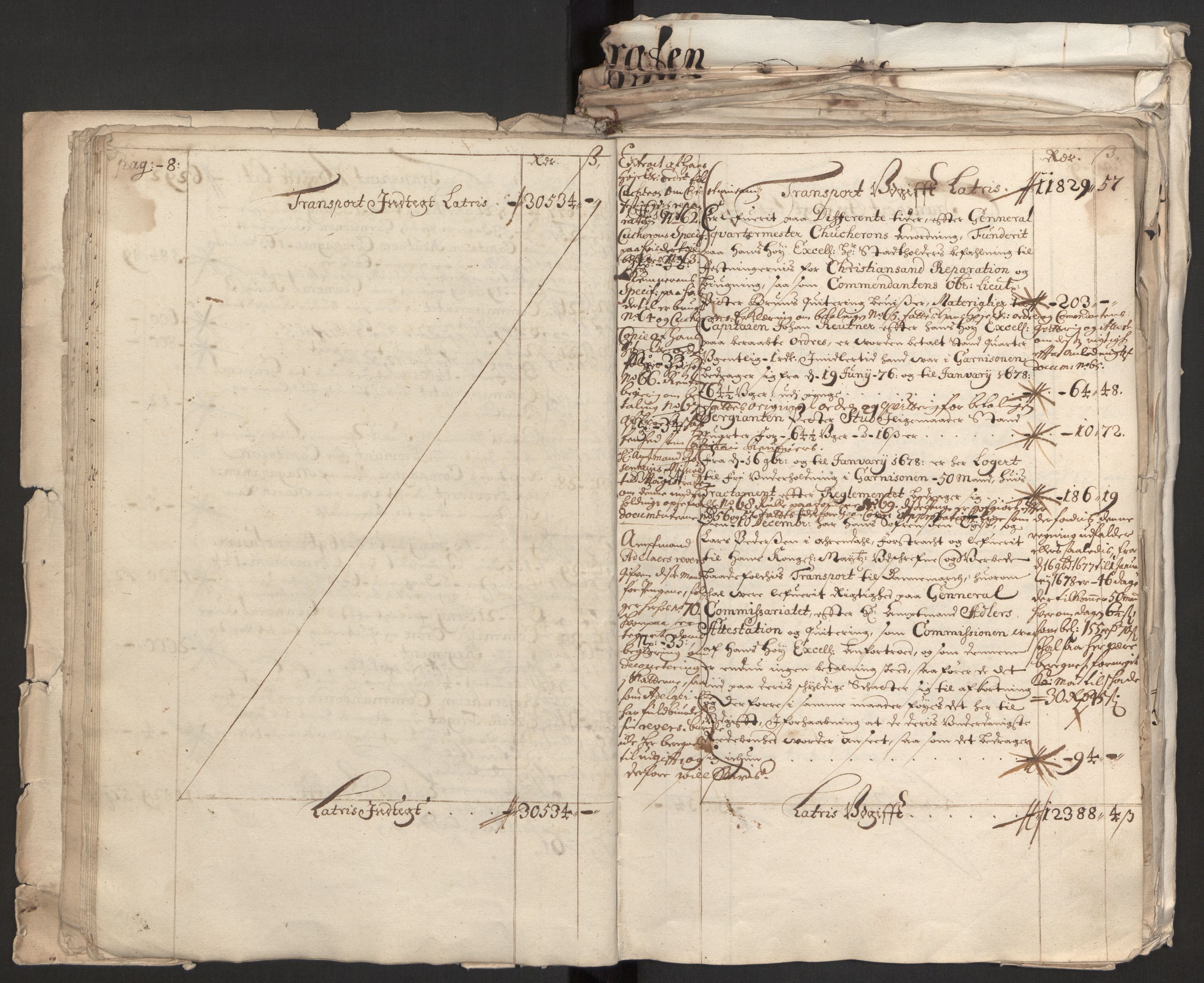 Rentekammeret inntil 1814, Reviderte regnskaper, Byregnskaper, AV/RA-EA-4066/R/Rm/L0258: [M1] Kontribusjonsregnskap, 1664-1700, p. 20