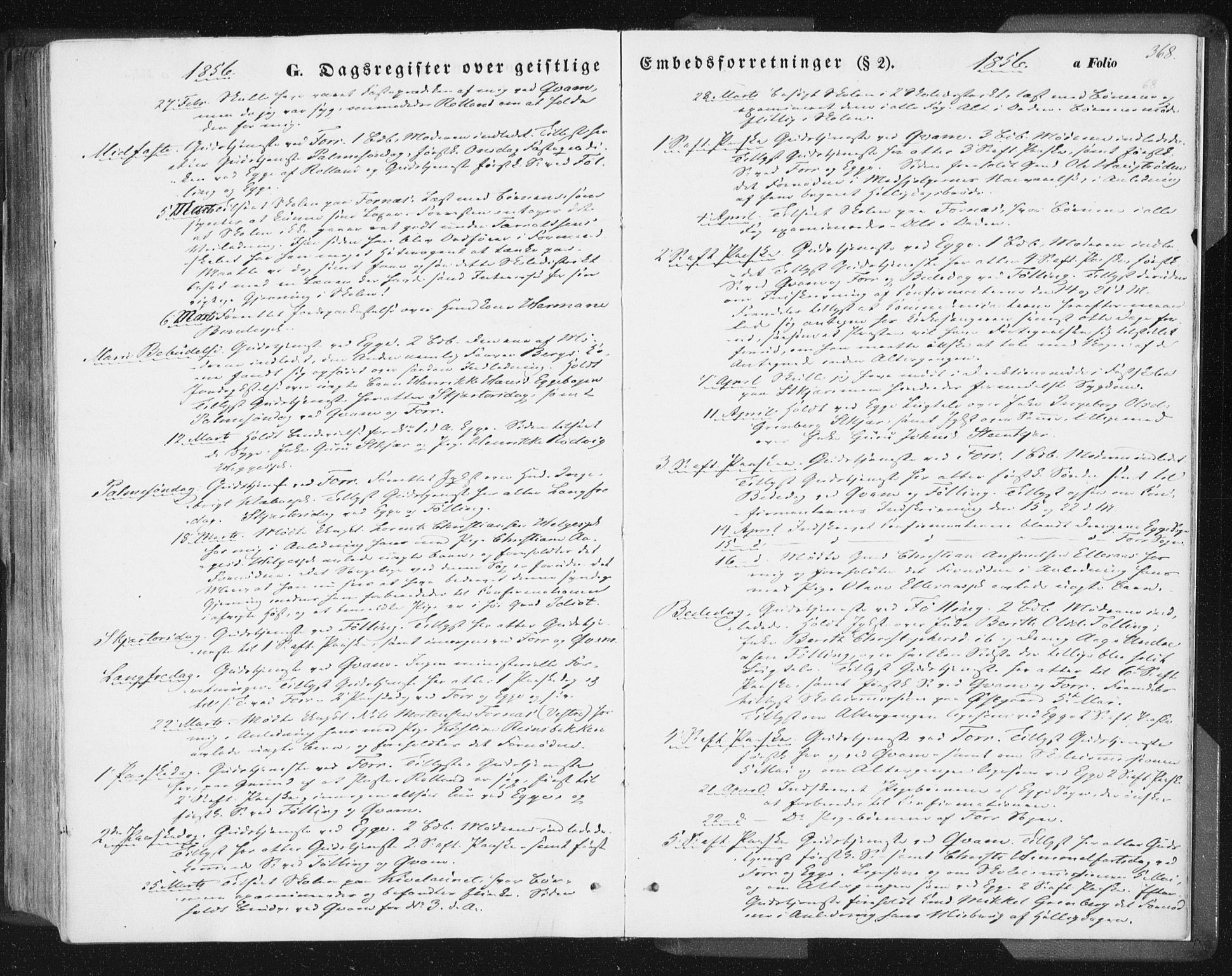 Ministerialprotokoller, klokkerbøker og fødselsregistre - Nord-Trøndelag, SAT/A-1458/746/L0446: Parish register (official) no. 746A05, 1846-1859, p. 368