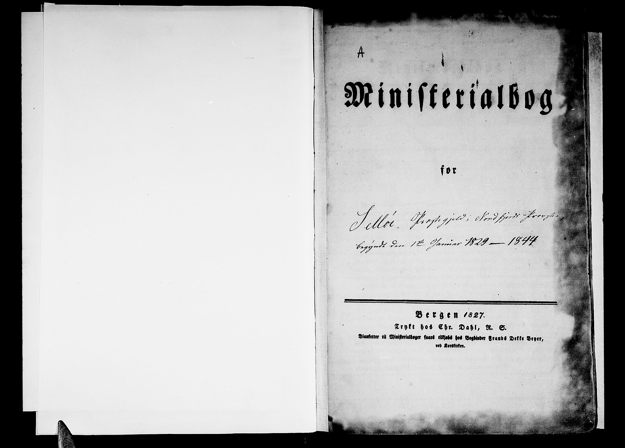 Selje sokneprestembete, AV/SAB-A-99938/H/Ha/Haa/Haaa: Parish register (official) no. A 9, 1829-1844