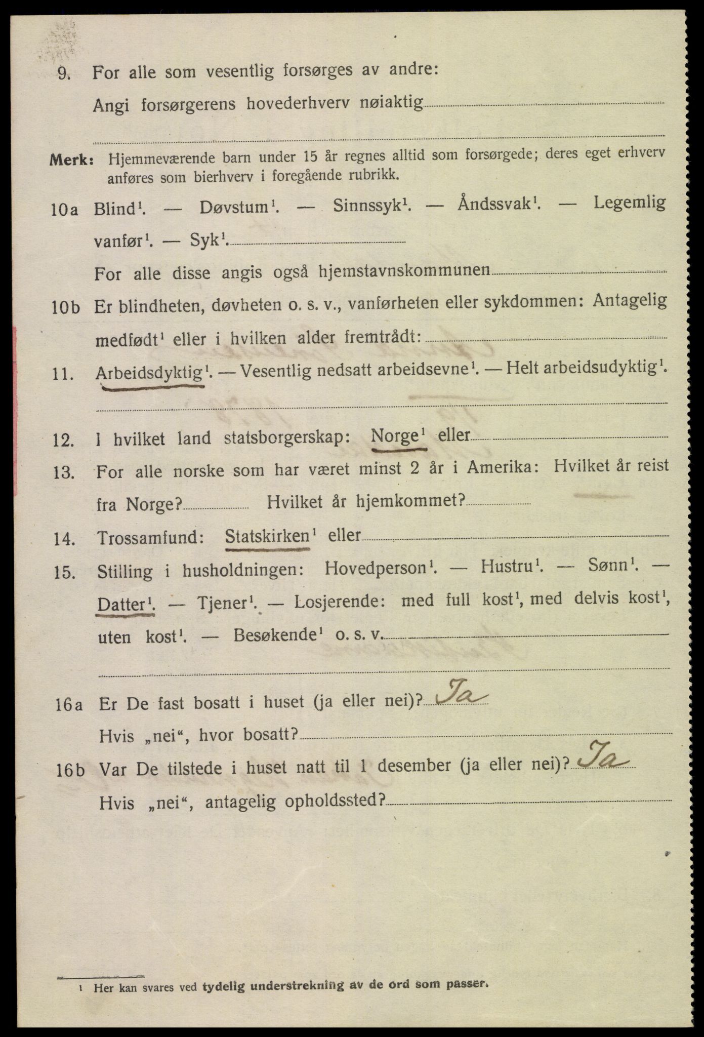 SAK, 1920 census for Mandal, 1920, p. 5904