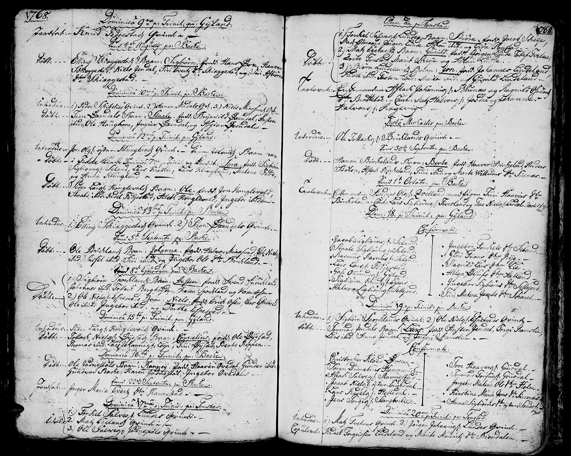 Bakke sokneprestkontor, SAK/1111-0002/F/Fa/Faa/L0001: Parish register (official) no. A 1, 1741-1780, p. 175