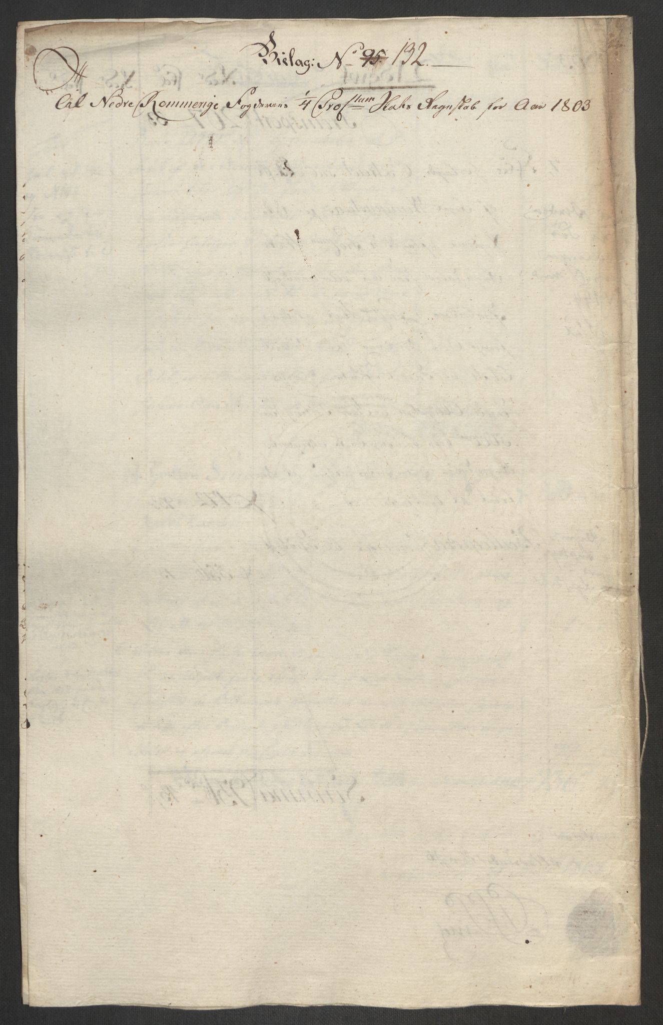 Rentekammeret inntil 1814, Reviderte regnskaper, Fogderegnskap, RA/EA-4092/R11/L0679: Fogderegnskap Nedre Romerike, 1803, p. 382