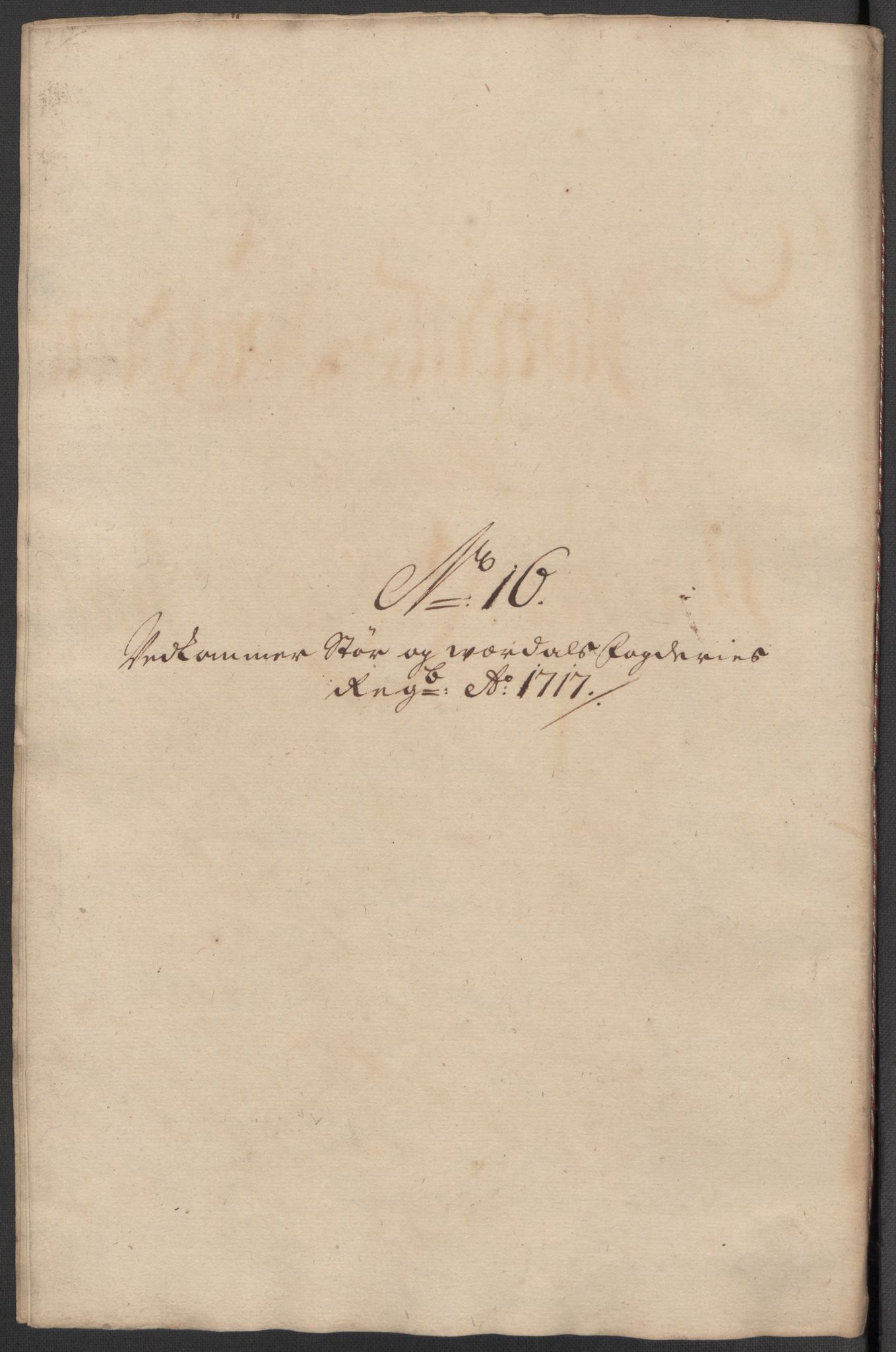 Rentekammeret inntil 1814, Reviderte regnskaper, Fogderegnskap, RA/EA-4092/R62/L4207: Fogderegnskap Stjørdal og Verdal, 1717, p. 192