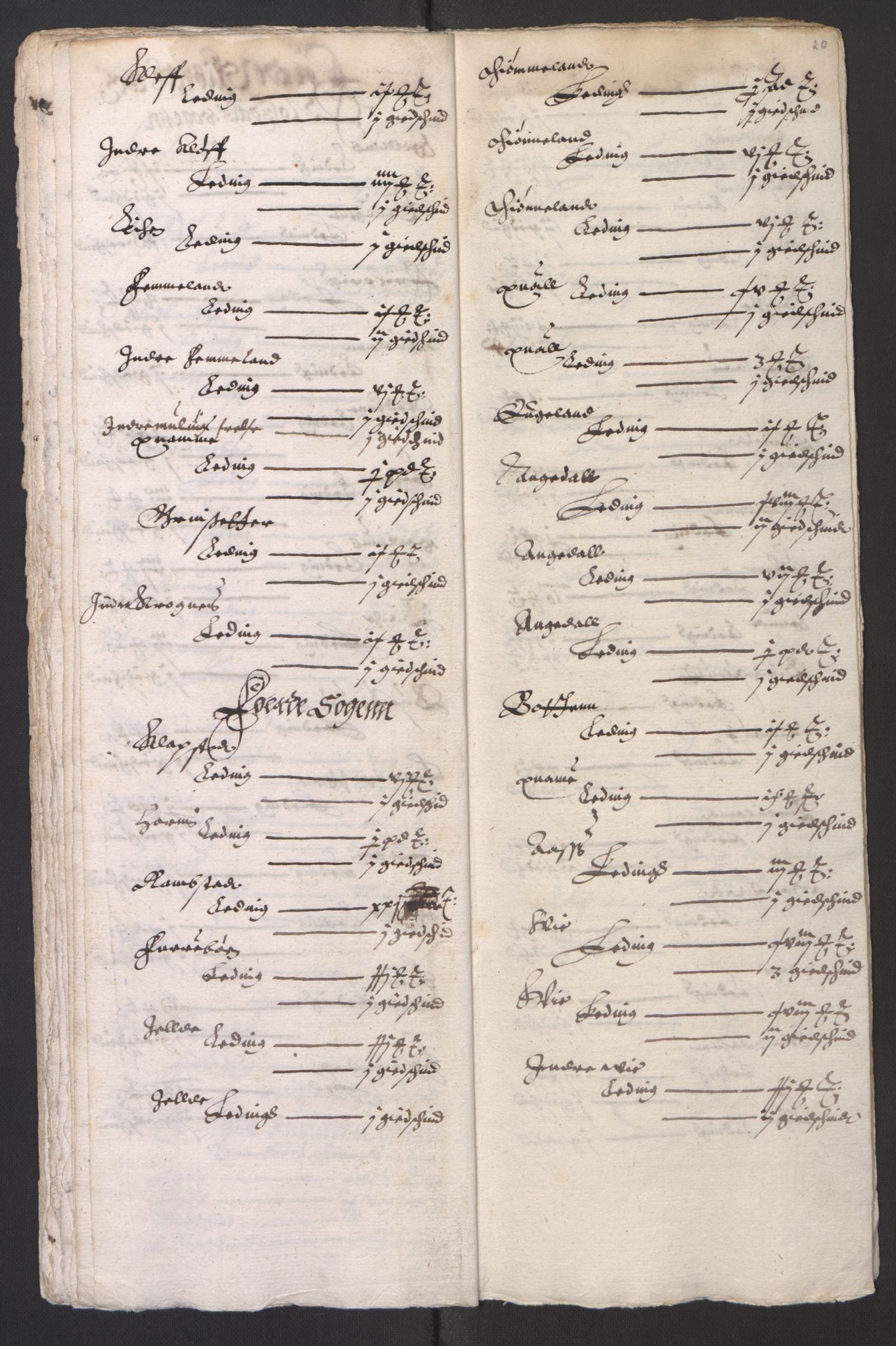 Stattholderembetet 1572-1771, AV/RA-EA-2870/Ek/L0003/0001: Jordebøker til utlikning av garnisonsskatt 1624-1626: / Jordebøker for Bergenhus len, 1624-1625, p. 256