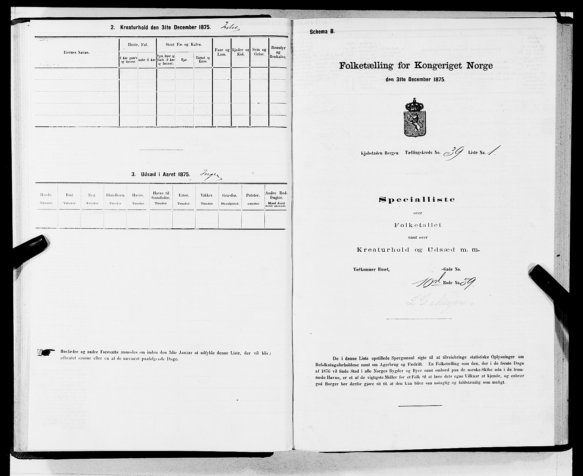 SAB, 1875 census for 1301 Bergen, 1875, p. 2006