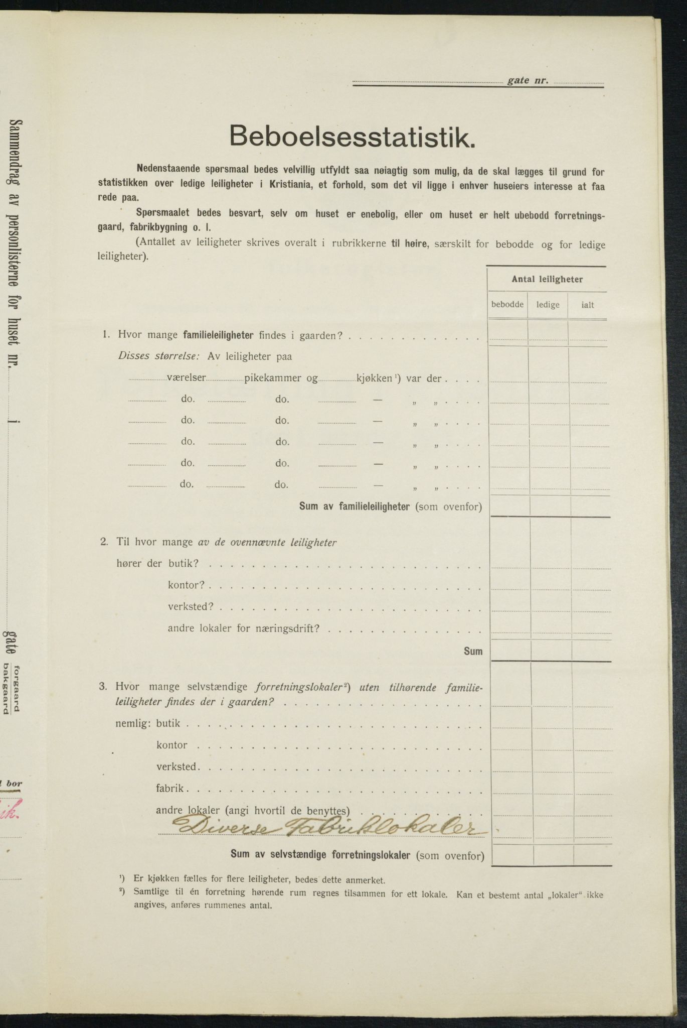 OBA, Municipal Census 1913 for Kristiania, 1913, p. 106008