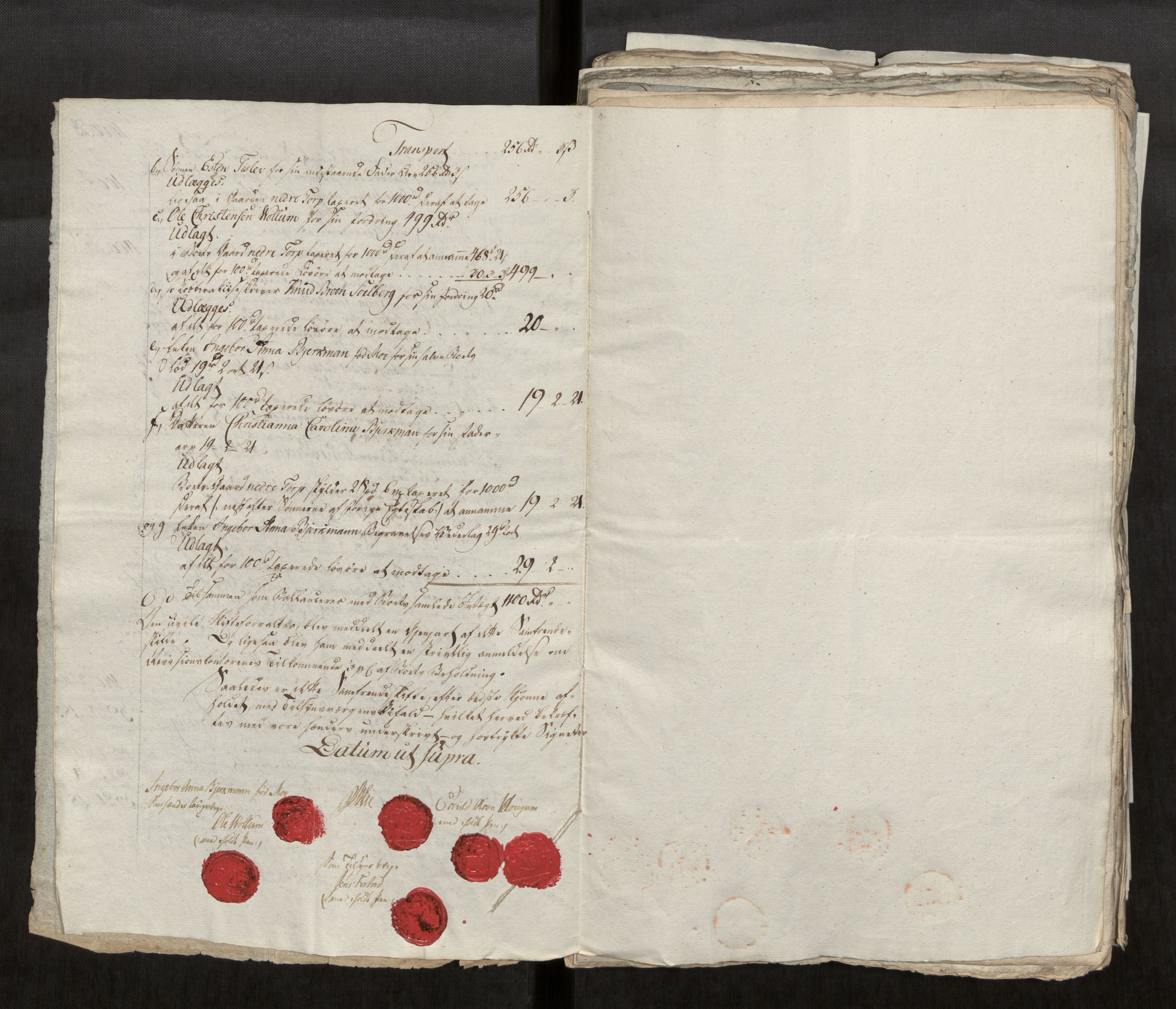 Strinda og Selbu sorenskriveri, AV/SAT-A-0015/3/3C/L0006: Registreringer i tilfeller der skifte ikke er holdt, 1805-1821