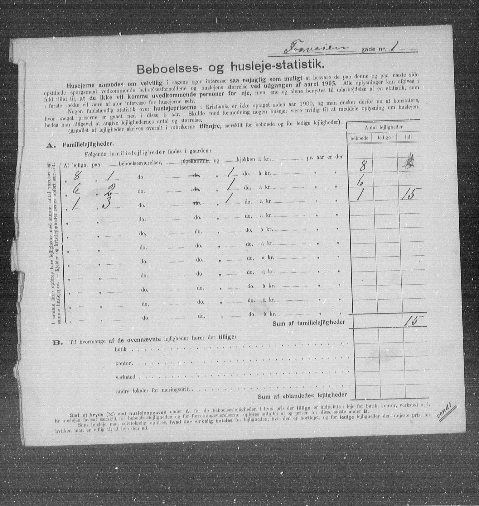 OBA, Municipal Census 1905 for Kristiania, 1905, p. 12770