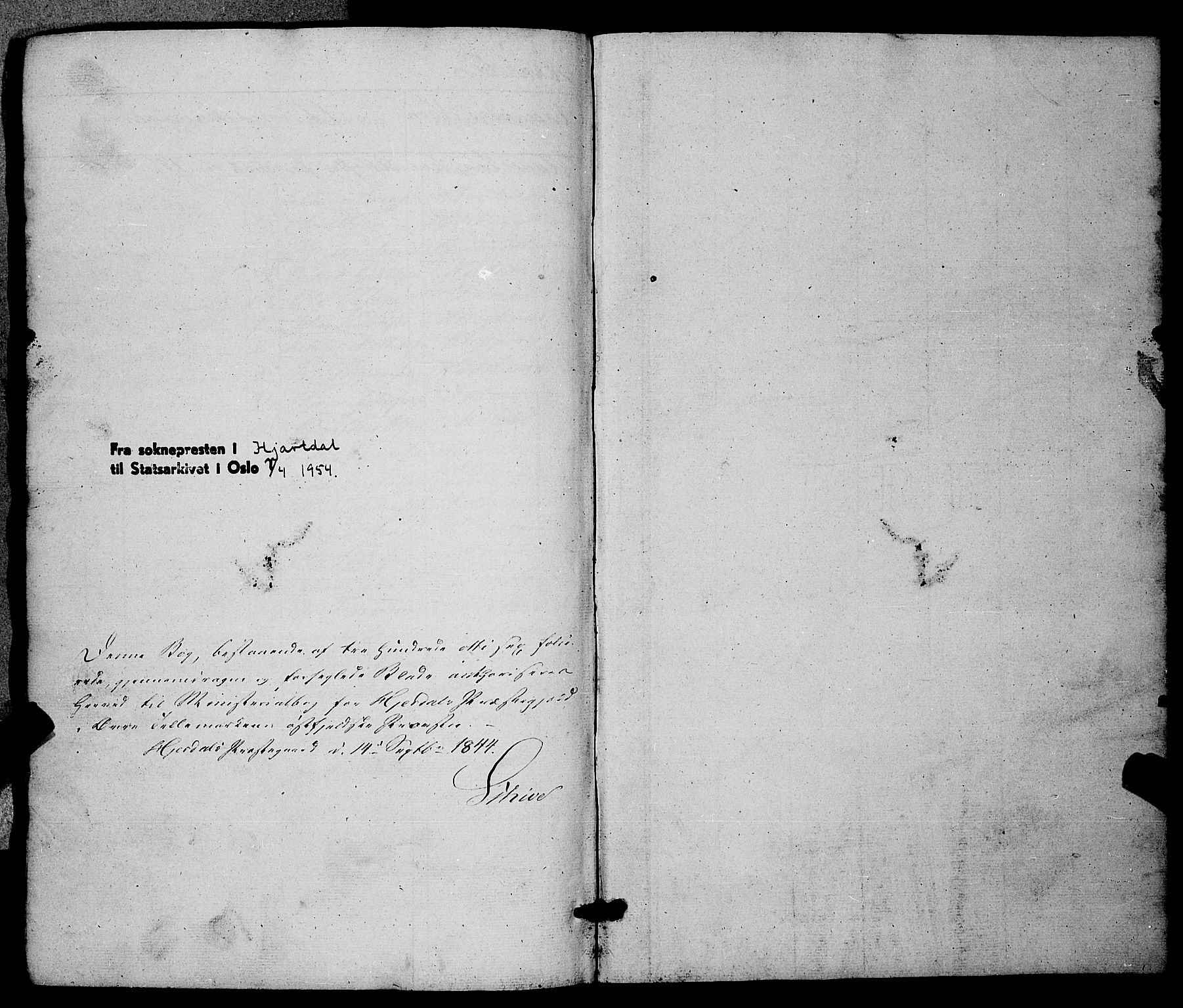 Hjartdal kirkebøker, AV/SAKO-A-270/F/Fa/L0008: Parish register (official) no. I 8, 1844-1859