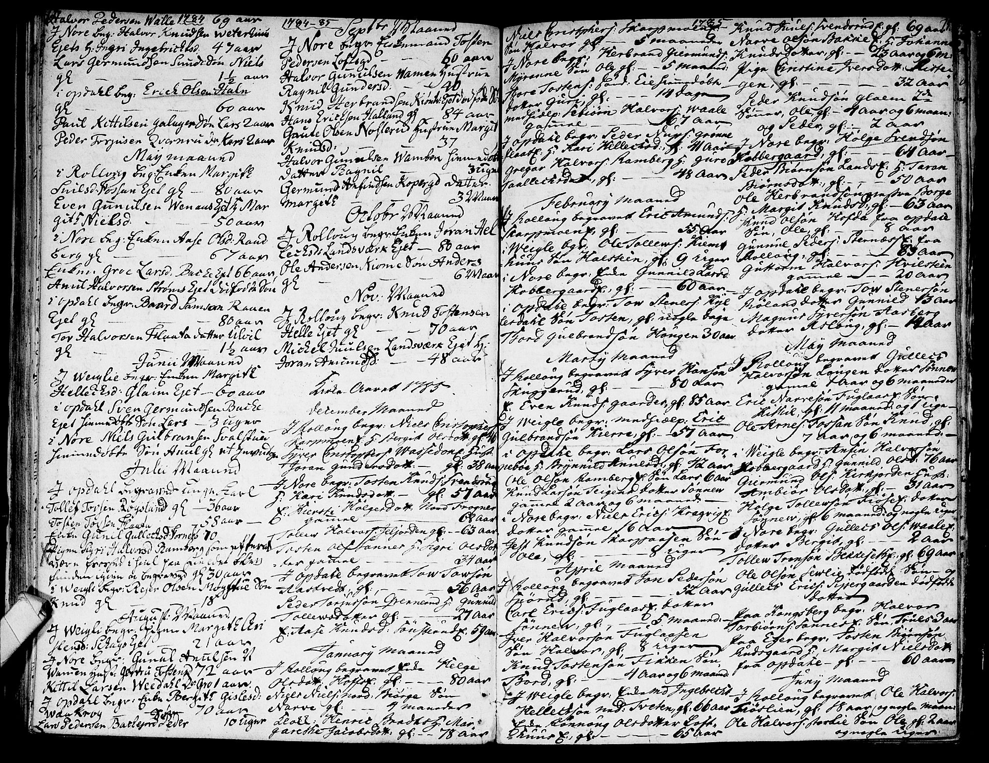 Rollag kirkebøker, SAKO/A-240/F/Fa/L0004: Parish register (official) no. I 4, 1778-1792, p. 75