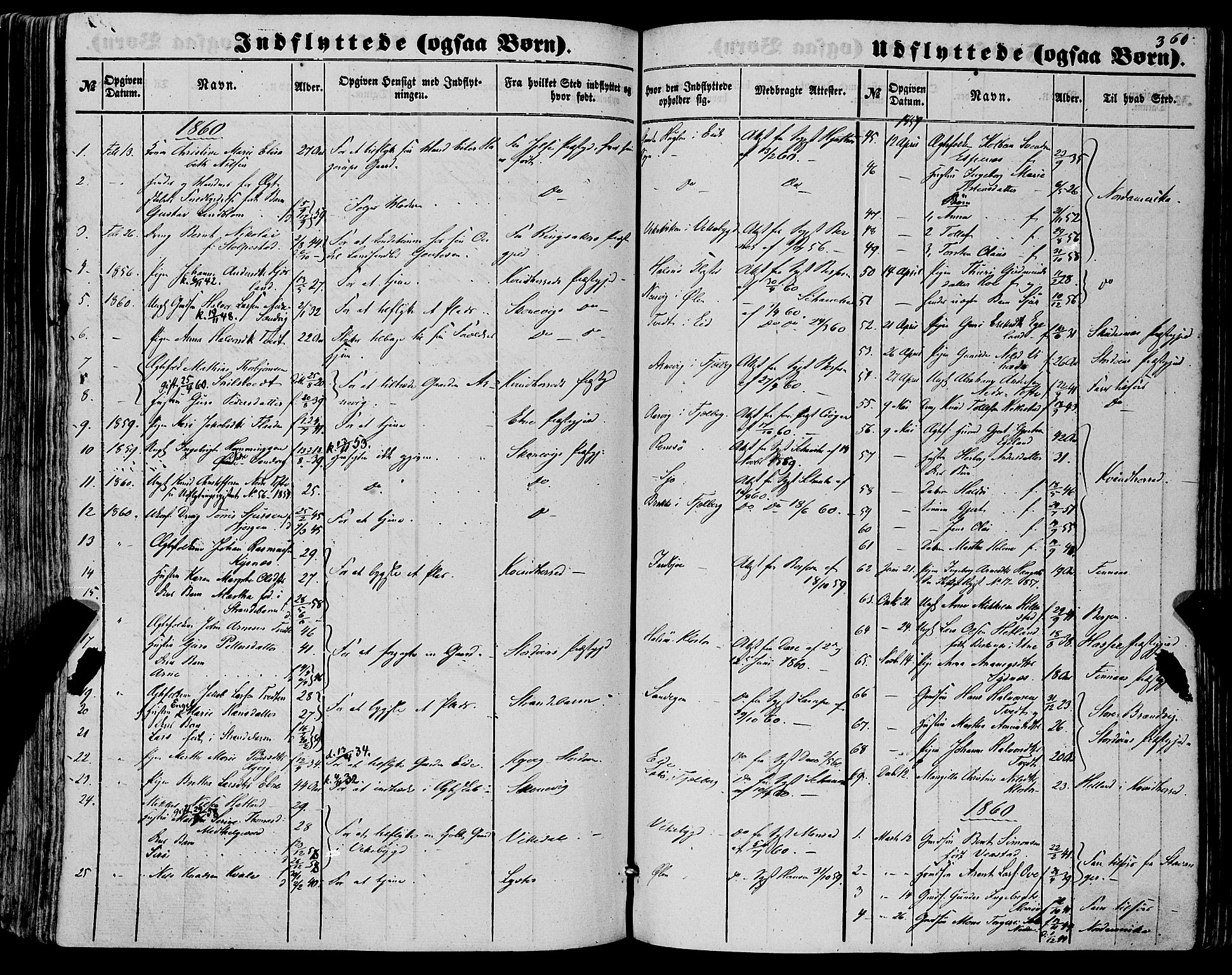 Fjelberg sokneprestembete, AV/SAB-A-75201/H/Haa: Parish register (official) no. A 7, 1851-1867, p. 360