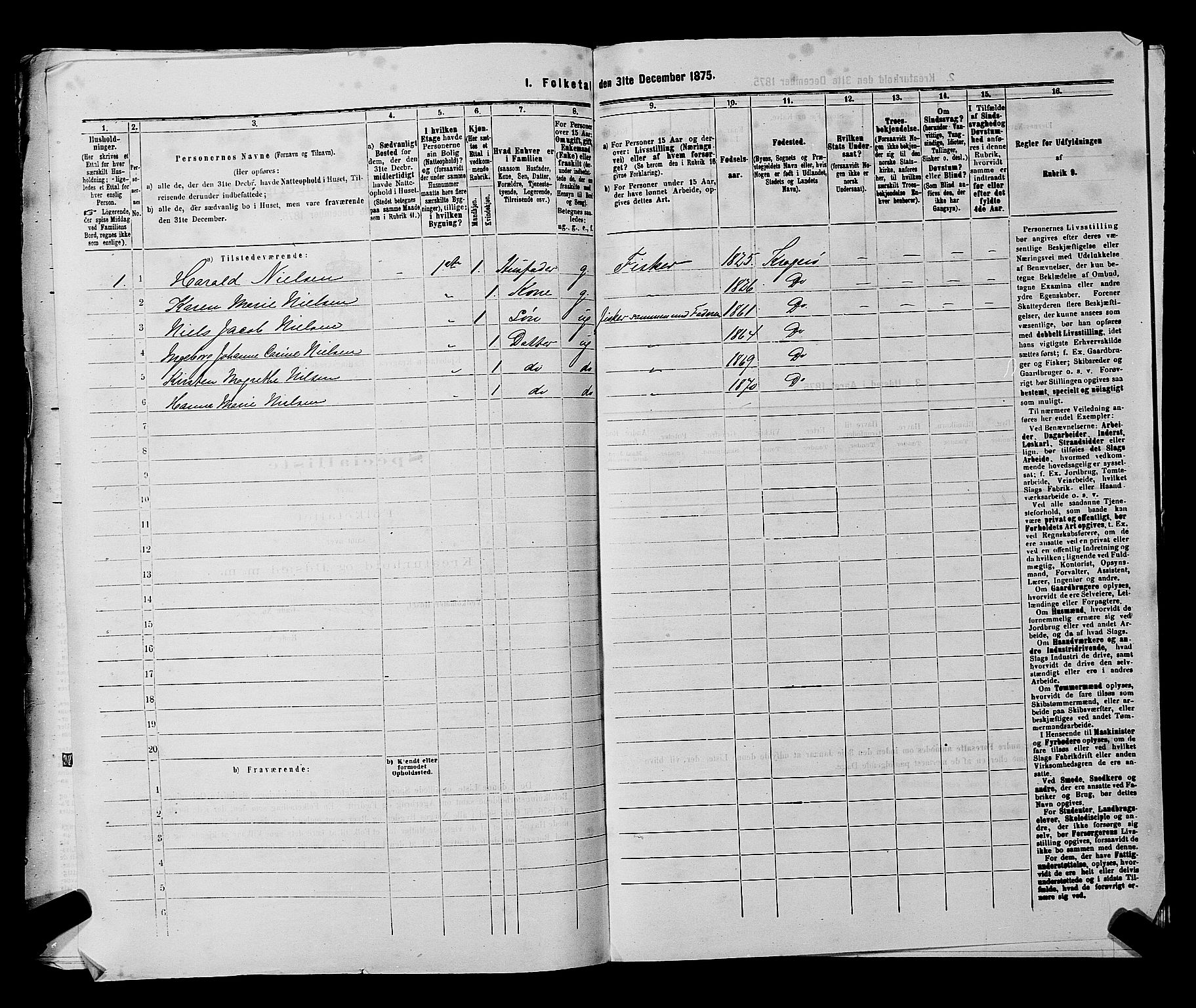 SAKO, 1875 census for 0801P Kragerø, 1875, p. 778