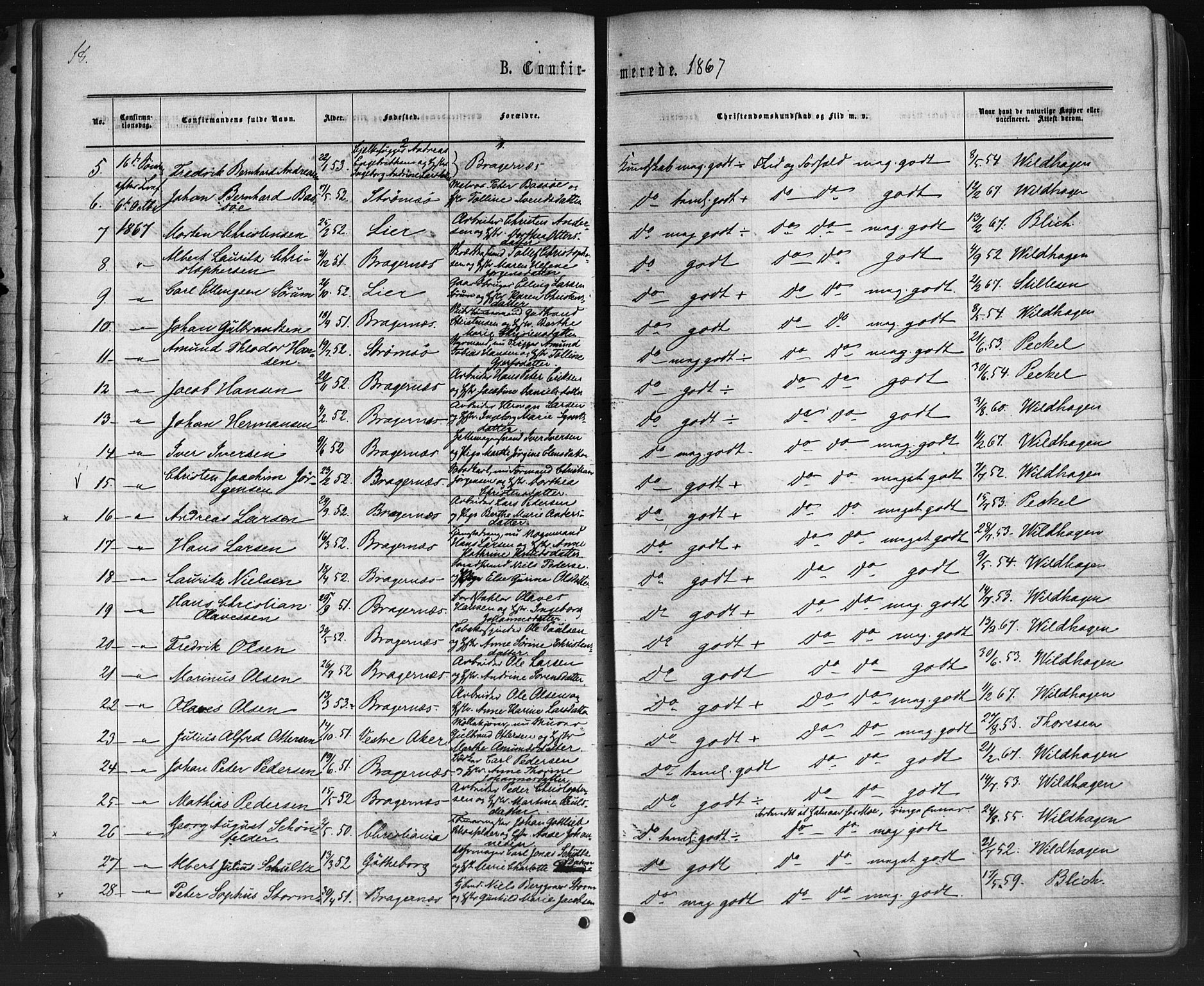 Bragernes kirkebøker, AV/SAKO-A-6/F/Fc/L0003: Parish register (official) no. III 3, 1865-1874, p. 18