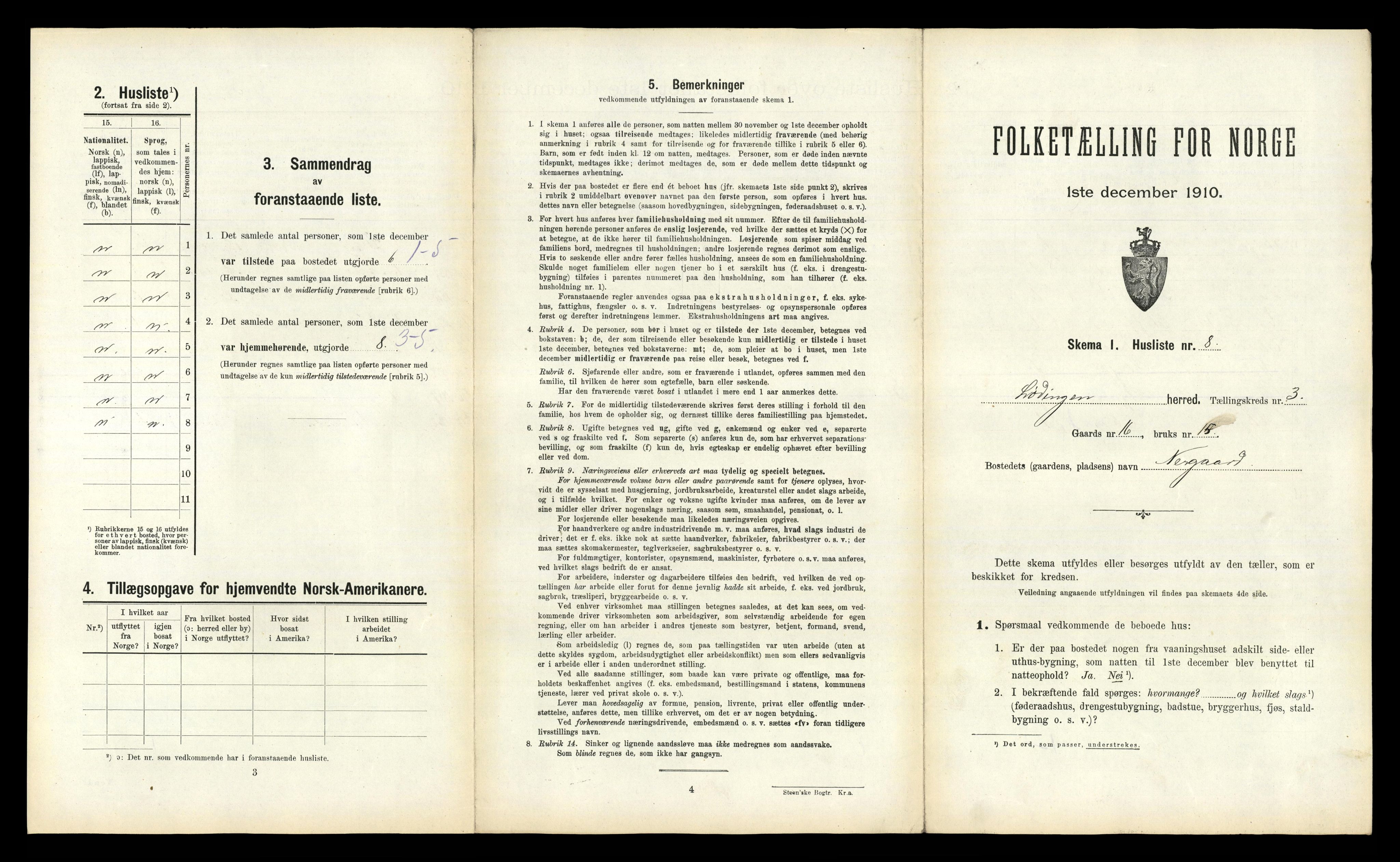 RA, 1910 census for Lødingen, 1910, p. 243