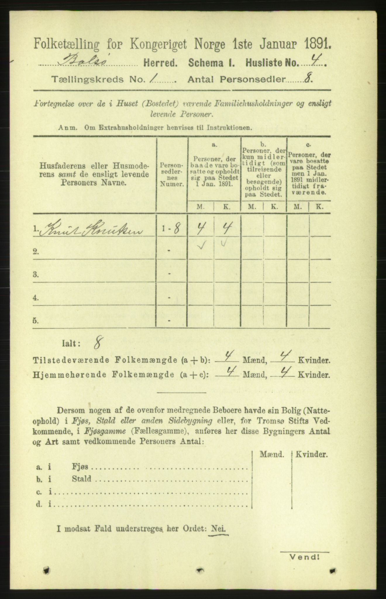 RA, 1891 census for 1544 Bolsøy, 1891, p. 35