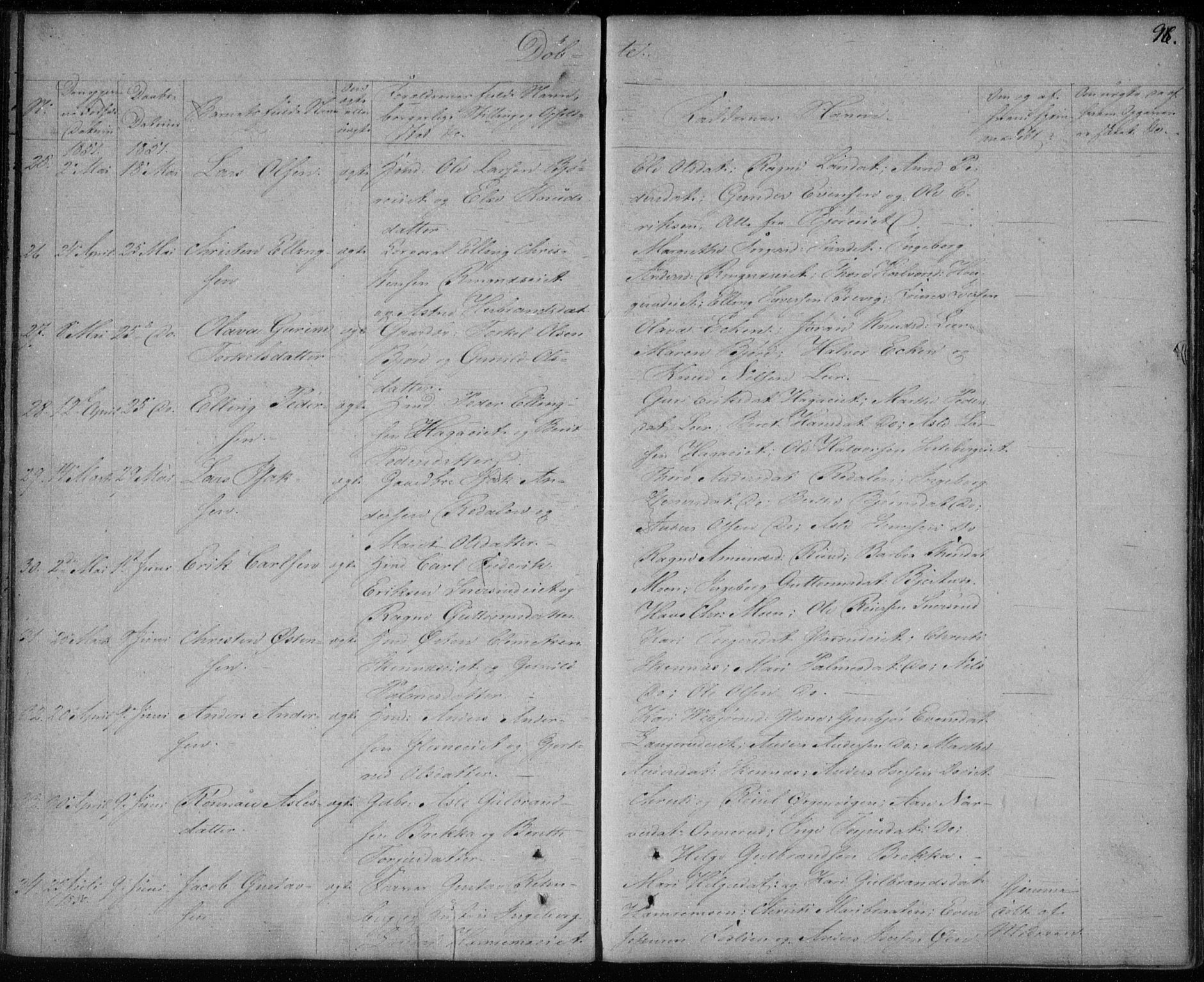 Krødsherad kirkebøker, SAKO/A-19/F/Fa/L0002: Parish register (official) no. 2, 1829-1851, p. 96